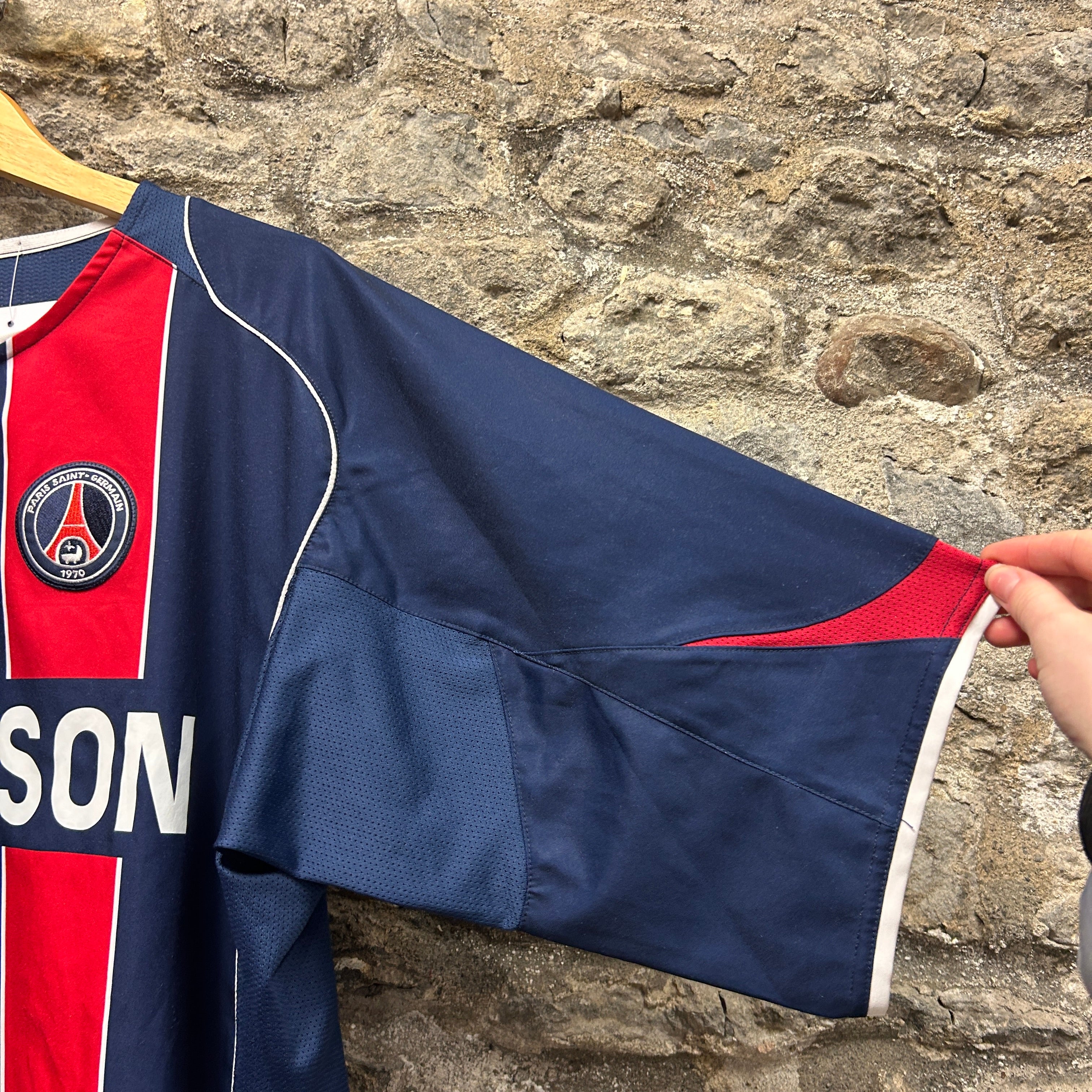 Vintage PSG 2004-2005 Nike Football Shirt