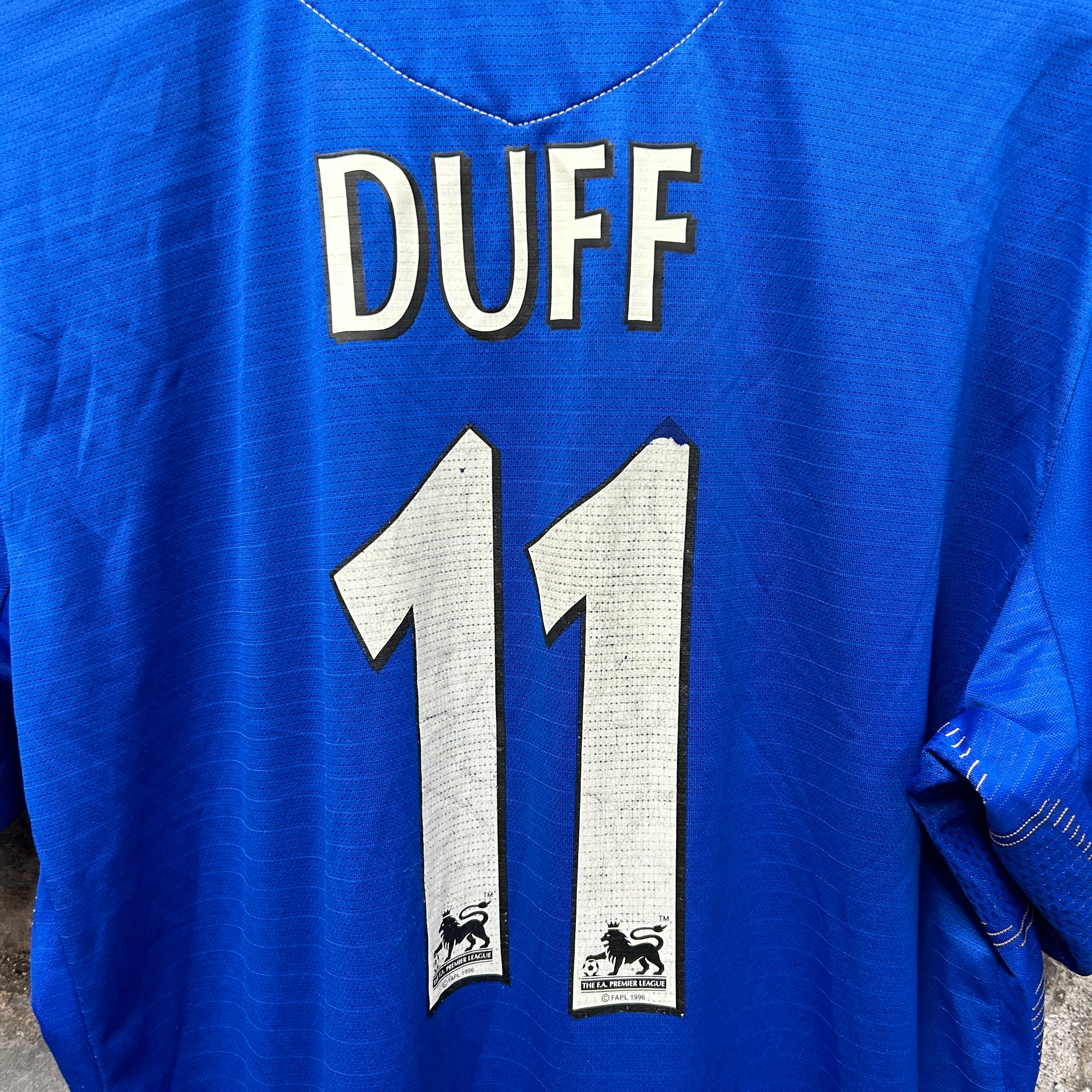 Chelsea Damien Duff 2005/2006 Umbro Football Shirt