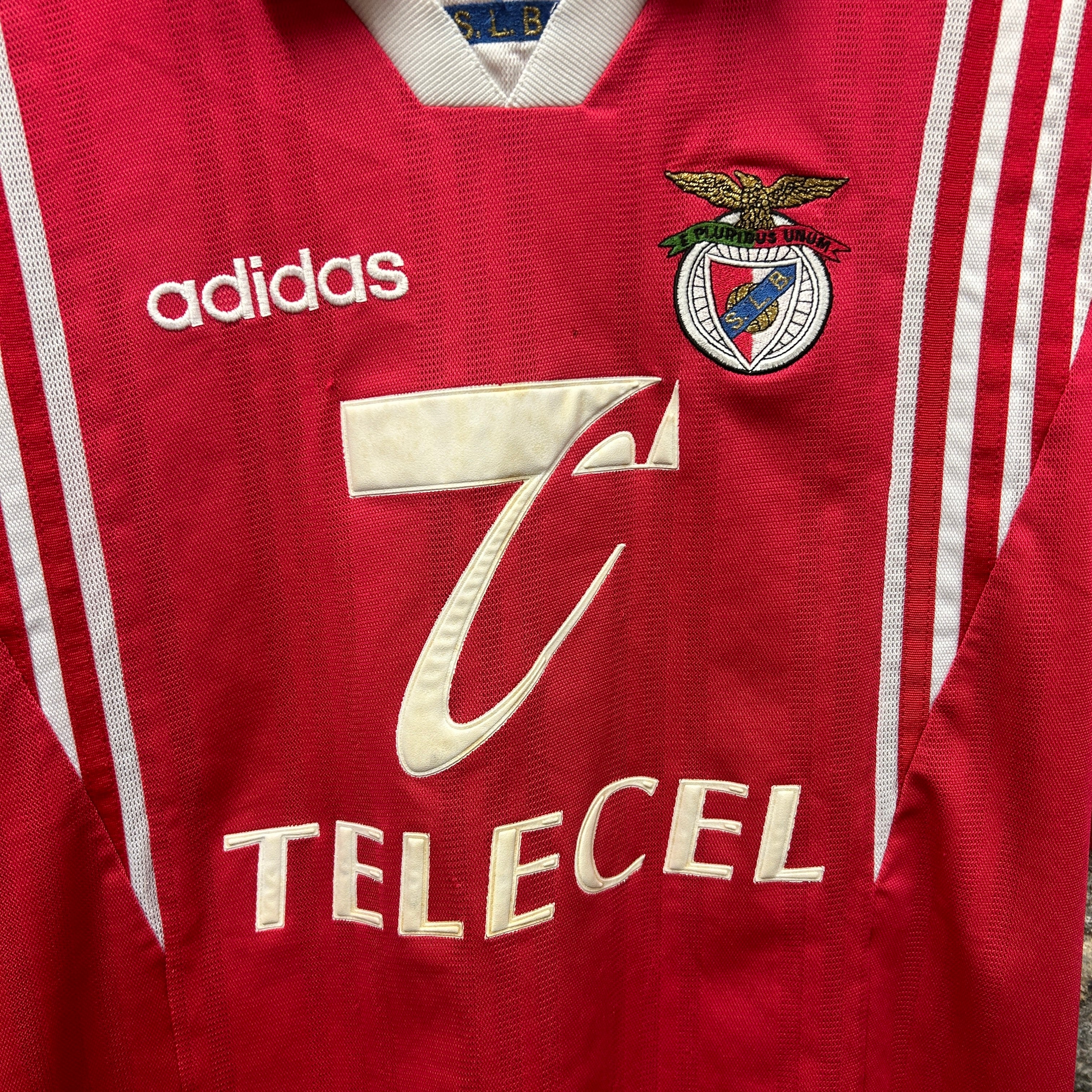 Benfica 1997/1998 Adidas Football Shirt