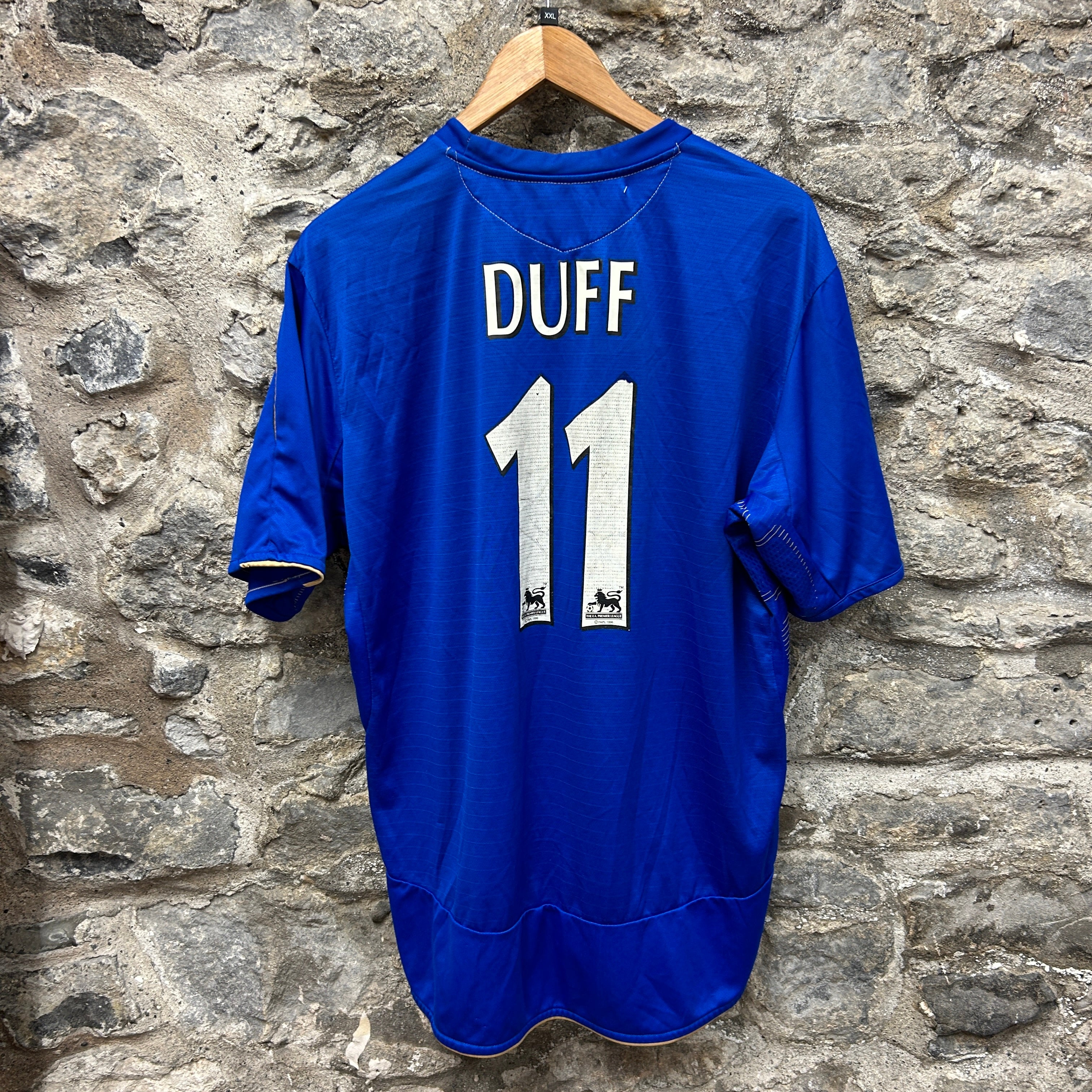 Chelsea Damien Duff 2005/2006 Umbro Football Shirt
