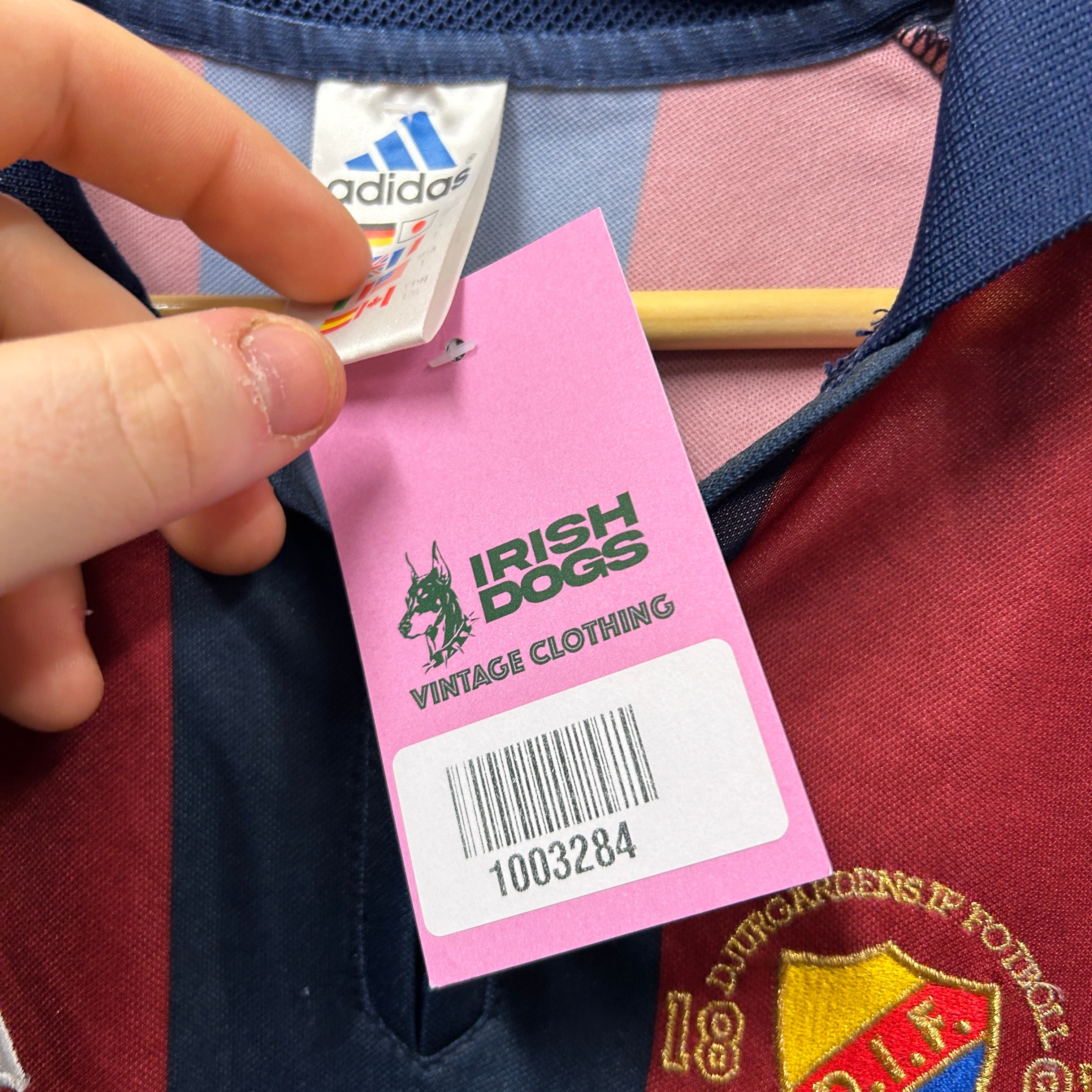 Vintage Djurgårdens 2002/2003 Adidas Football Shirt