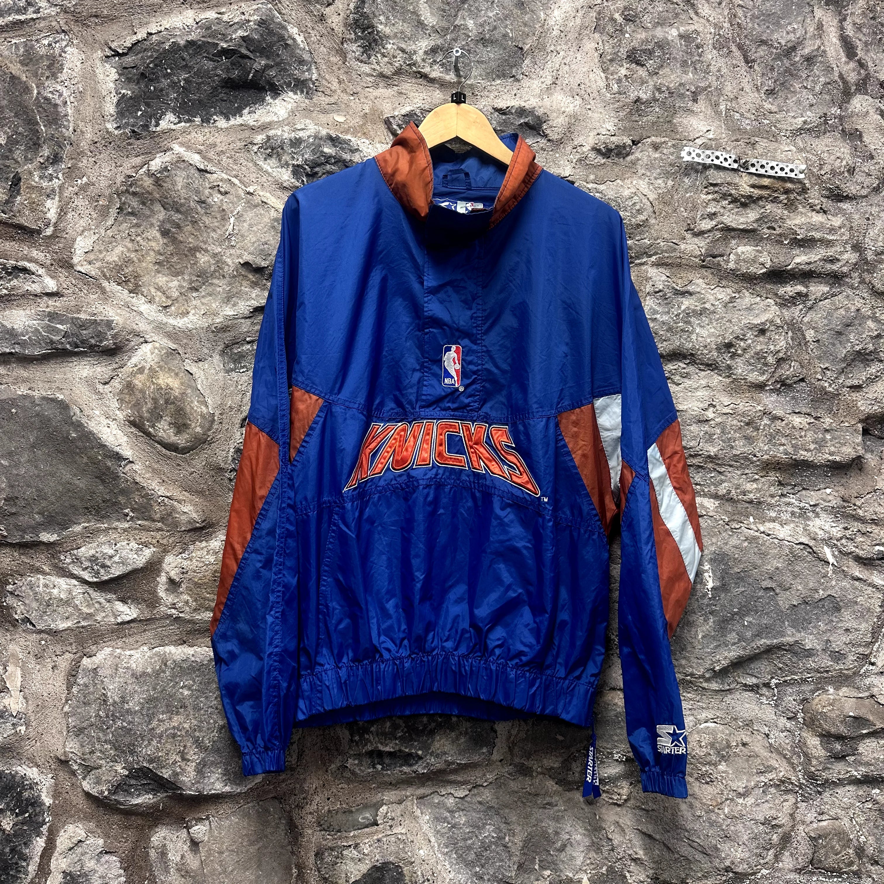 Vintage Starter Windbreaker Jacket New York Knicks