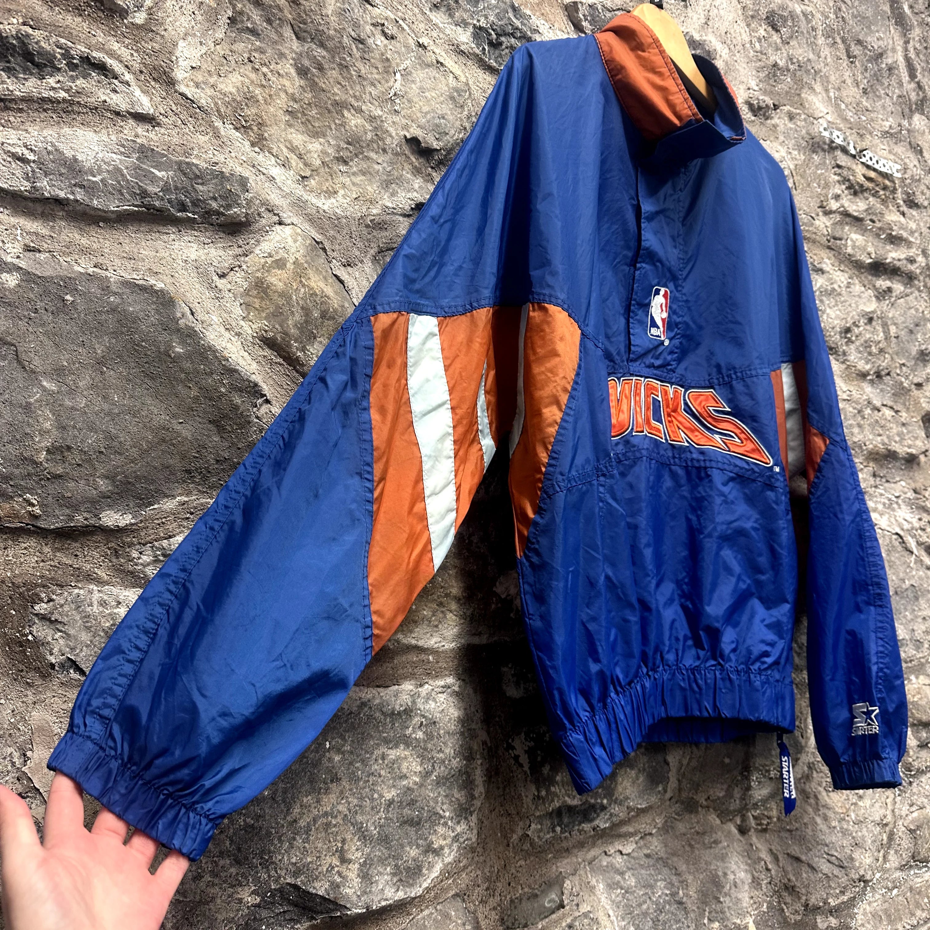 Vintage Starter Windbreaker Jacket New York Knicks