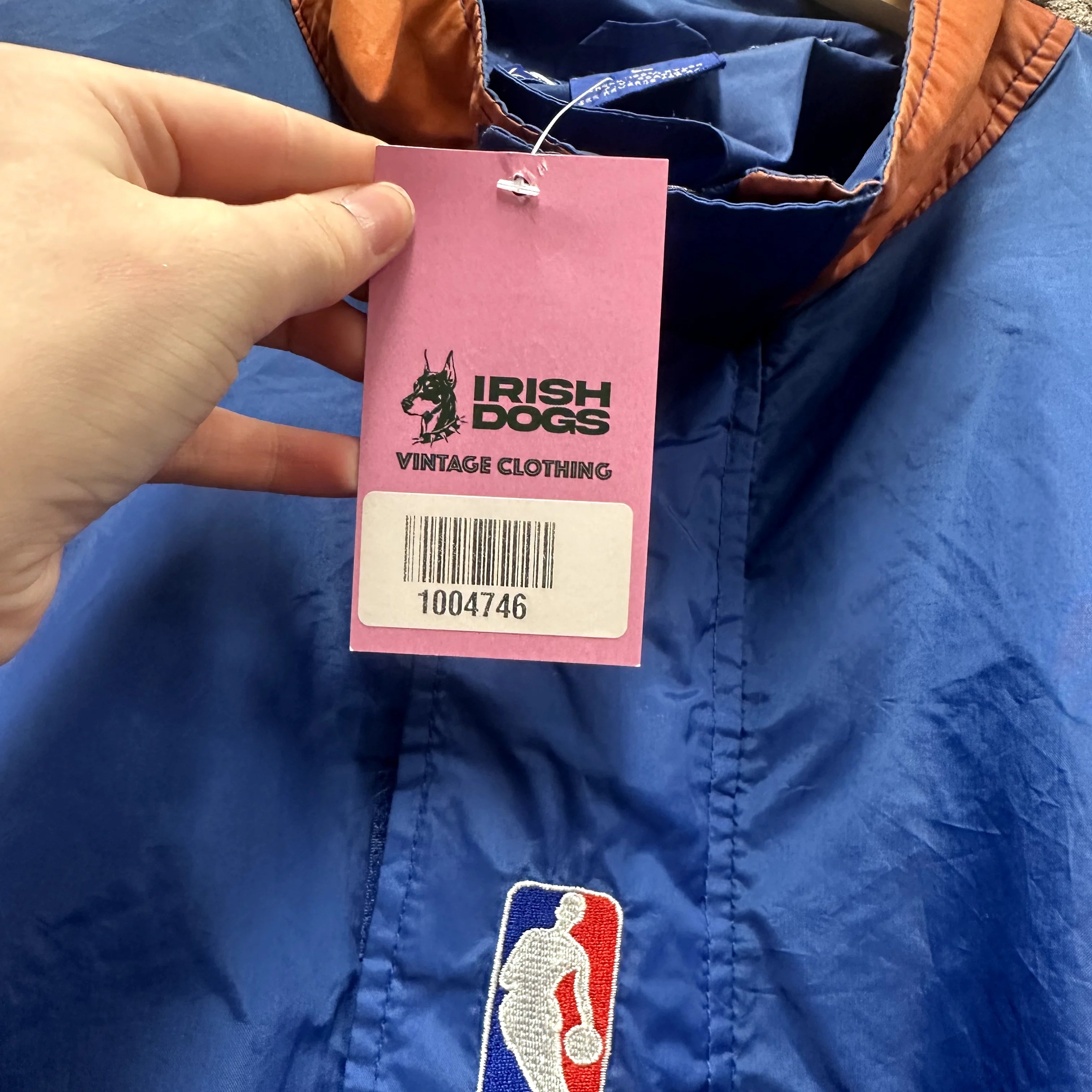 Vintage Starter Windbreaker Jacket New York Knicks