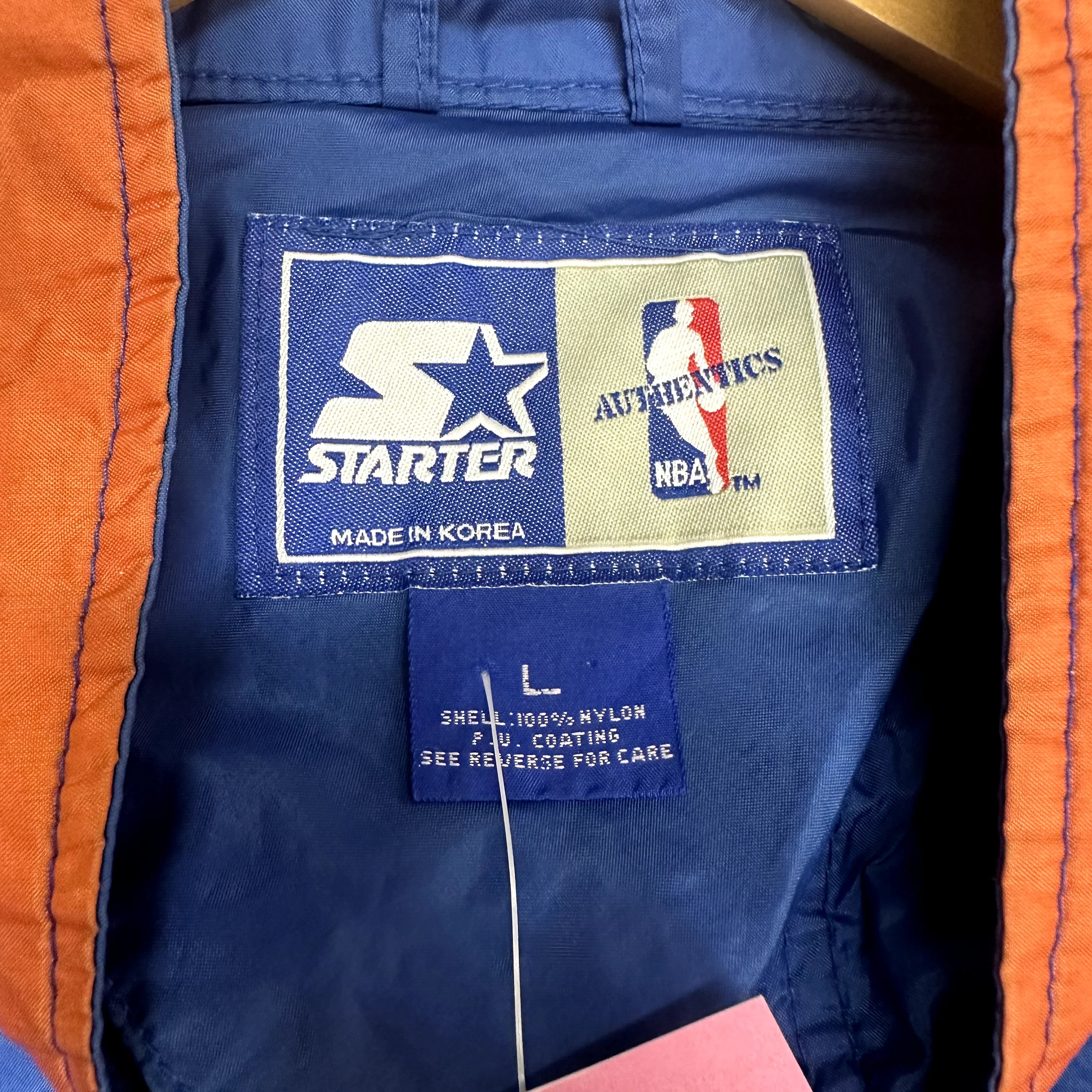 Vintage Starter Windbreaker Jacket New York Knicks