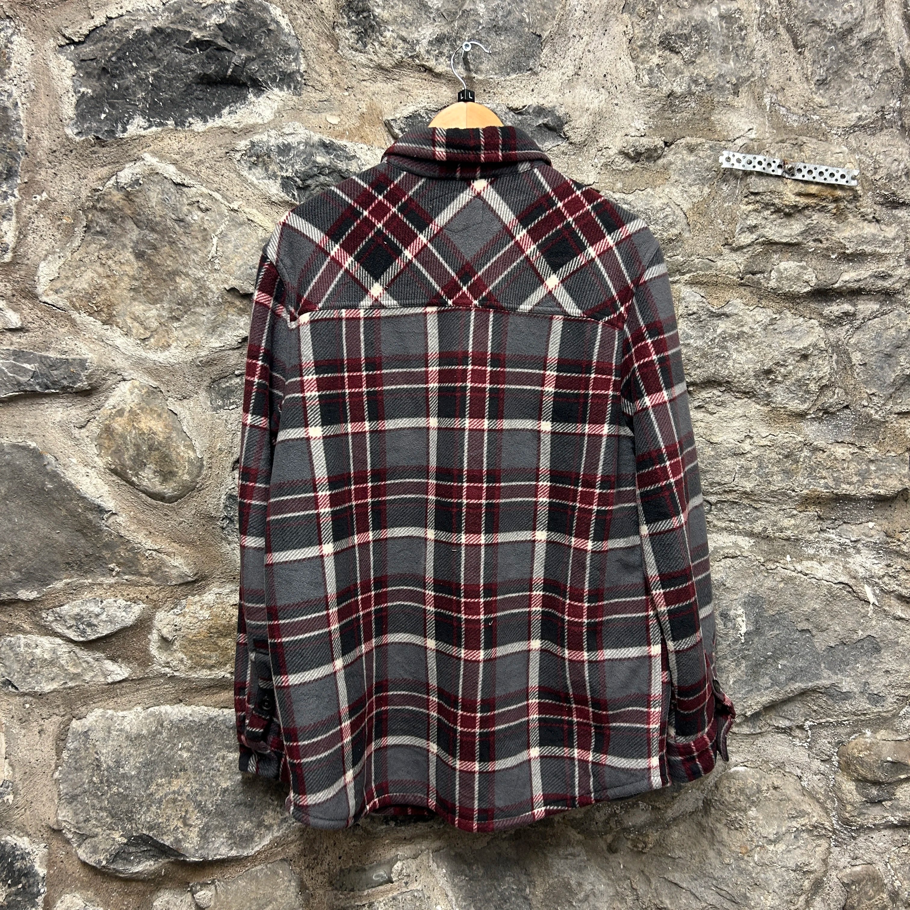 Vintage Freedom Foundry Sherpa-lined Flannel Shirt-jacket
