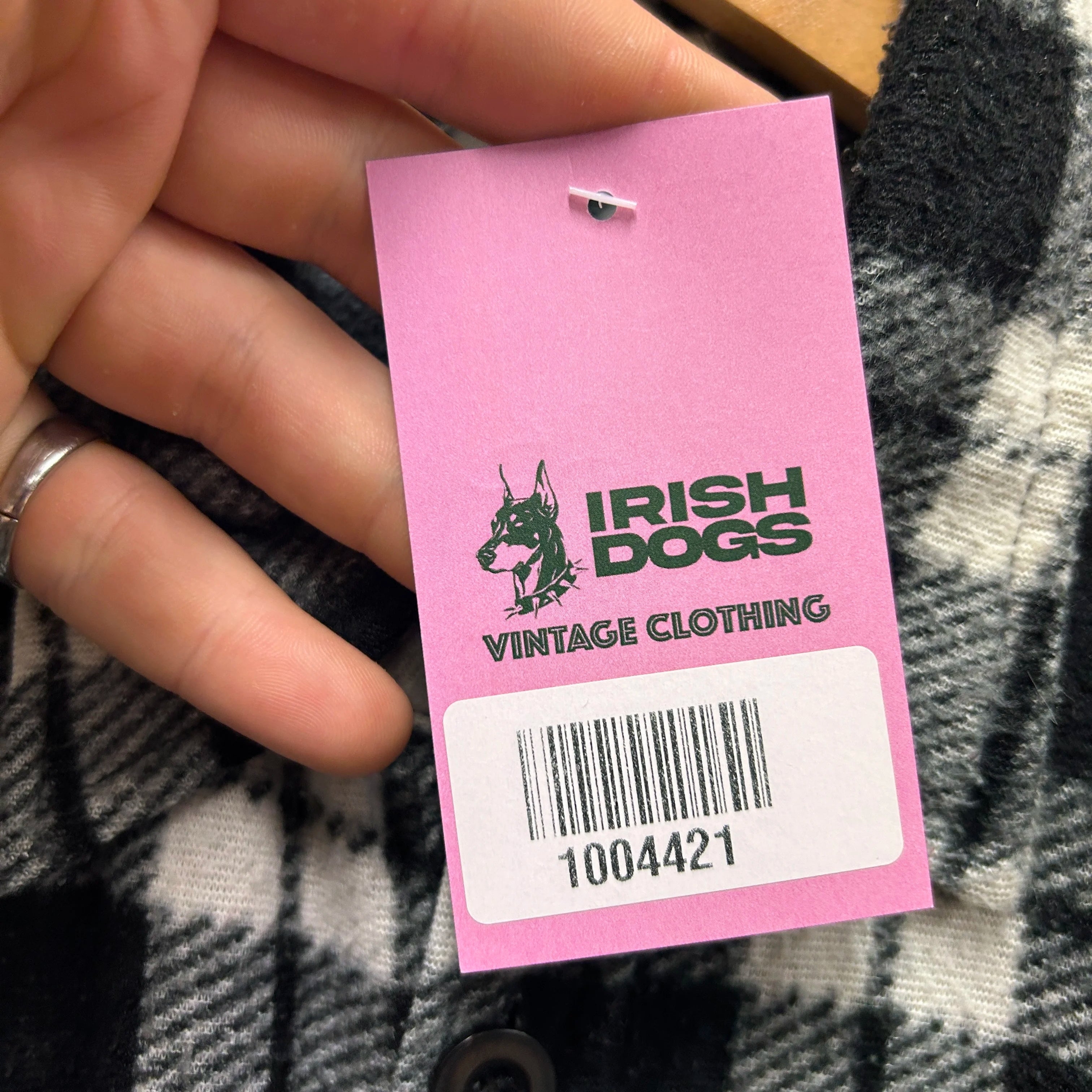 Vintage Gele Plaid Flannel Overshirt