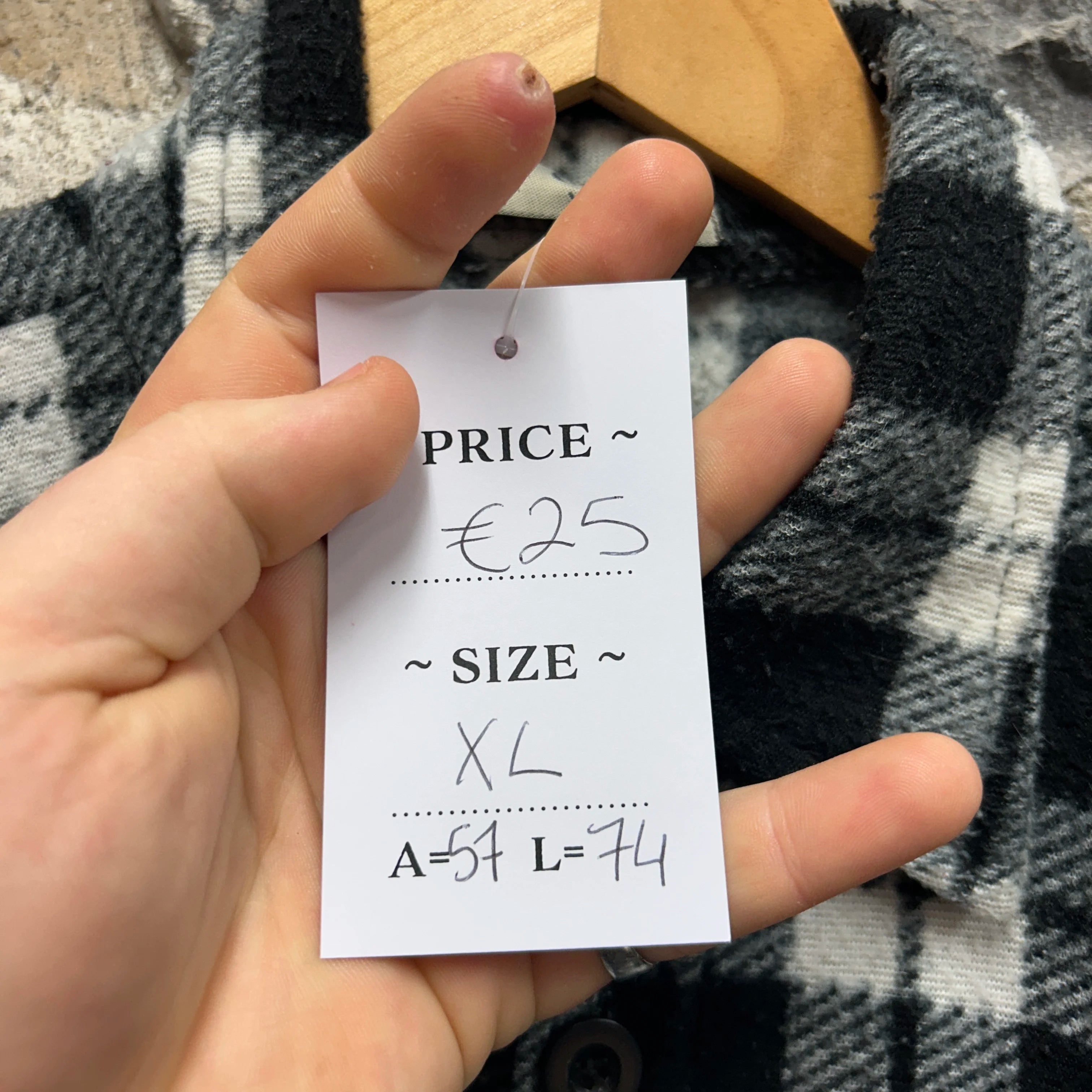 Vintage Gele Plaid Flannel Overshirt