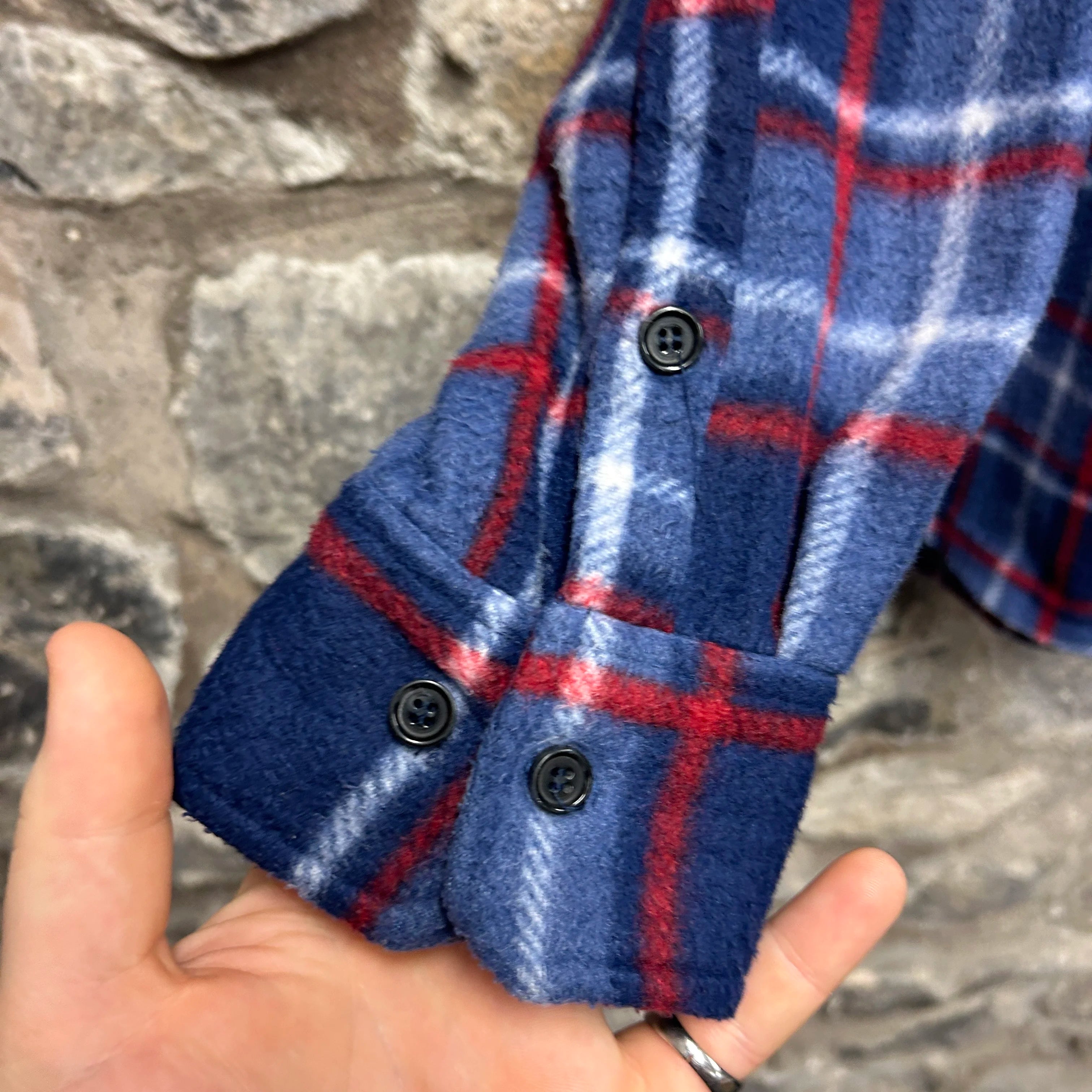 Vintage Junction Vest Long Sleeve Flannel Shirt