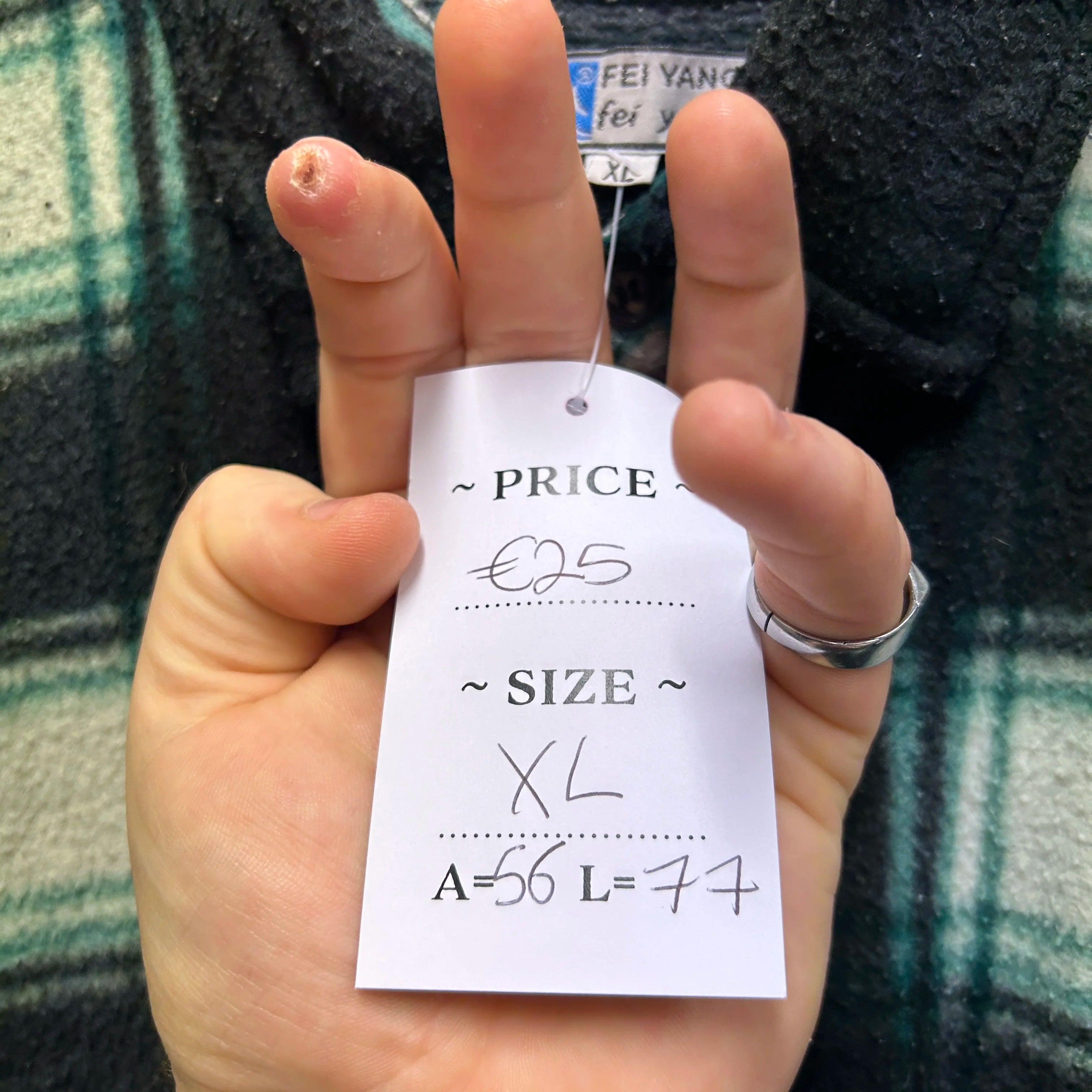 Vintage Fei Yang Button-up Flannel Shirt