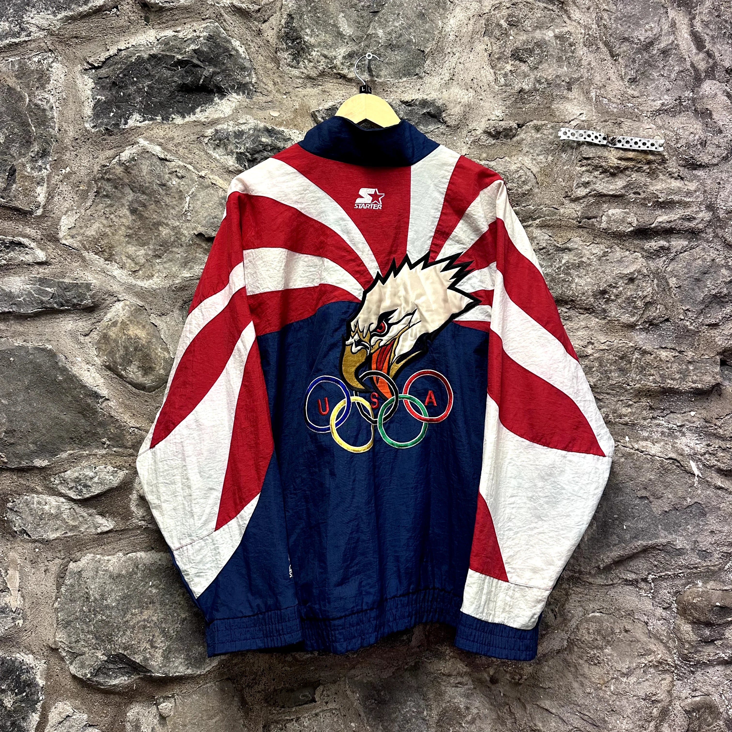 Vintage Starter Windbreaker Jacket 1996 Atlanta Olympics