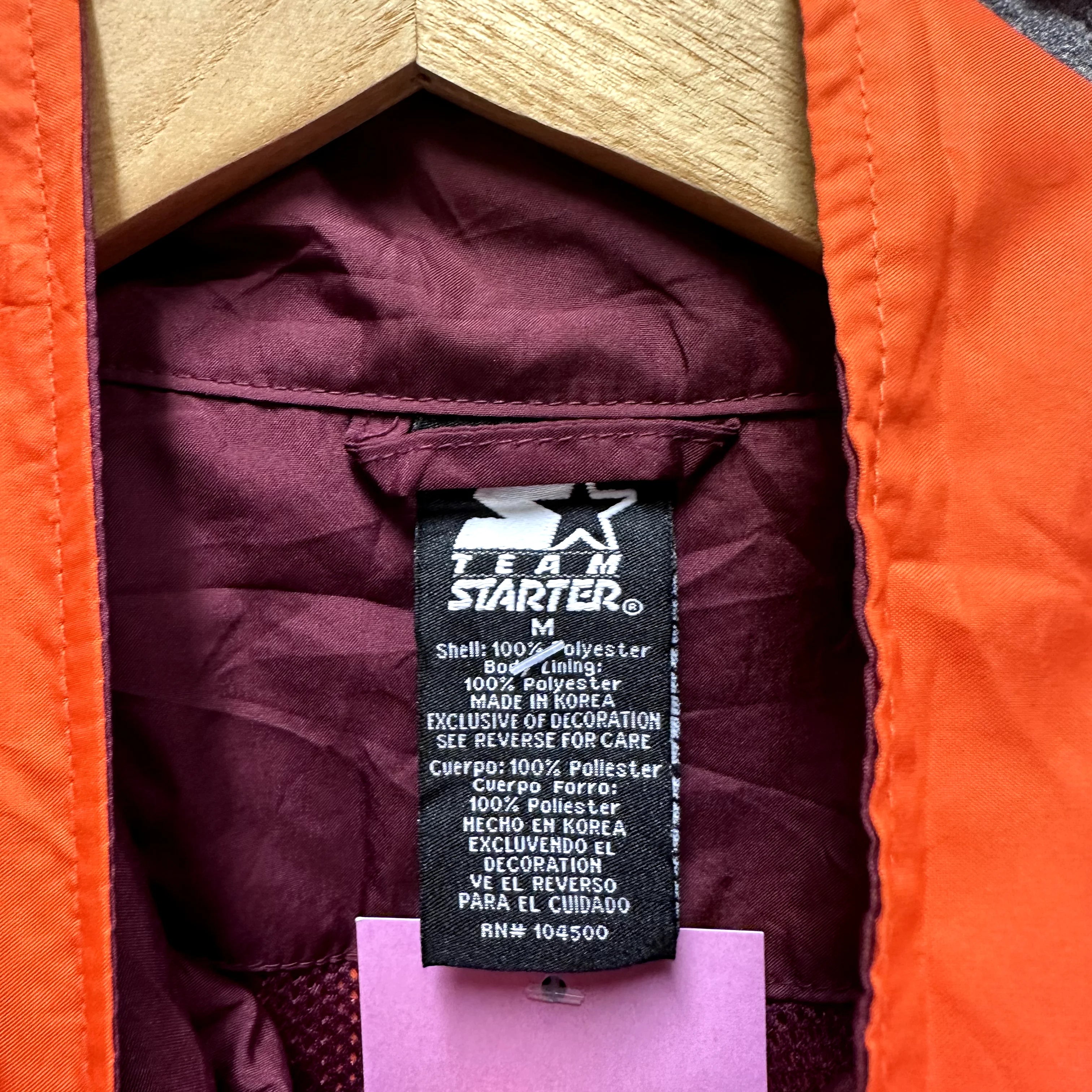 Vintage Starter Windbreaker Jacket Virginia Tech