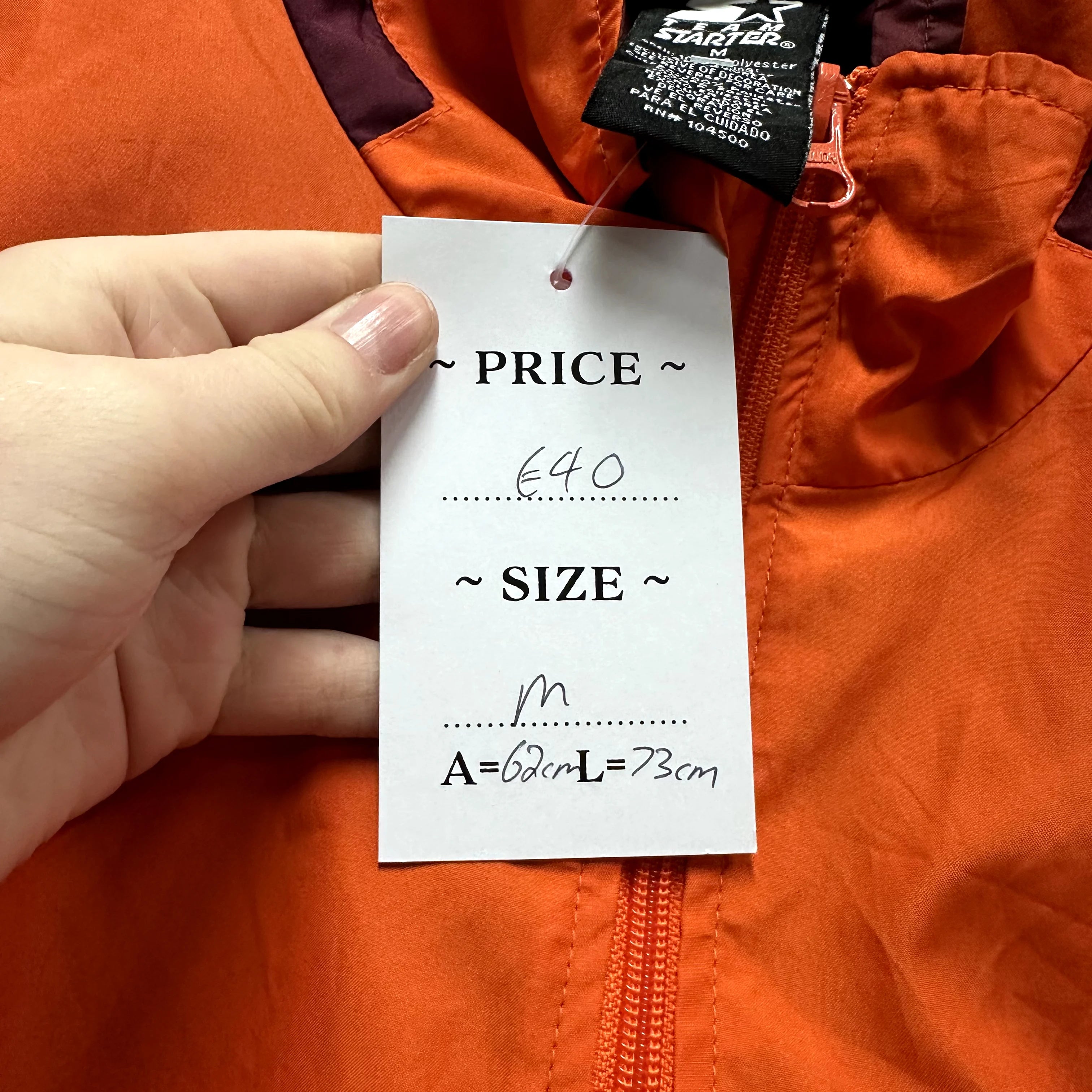 Vintage Starter Windbreaker Jacket Virginia Tech