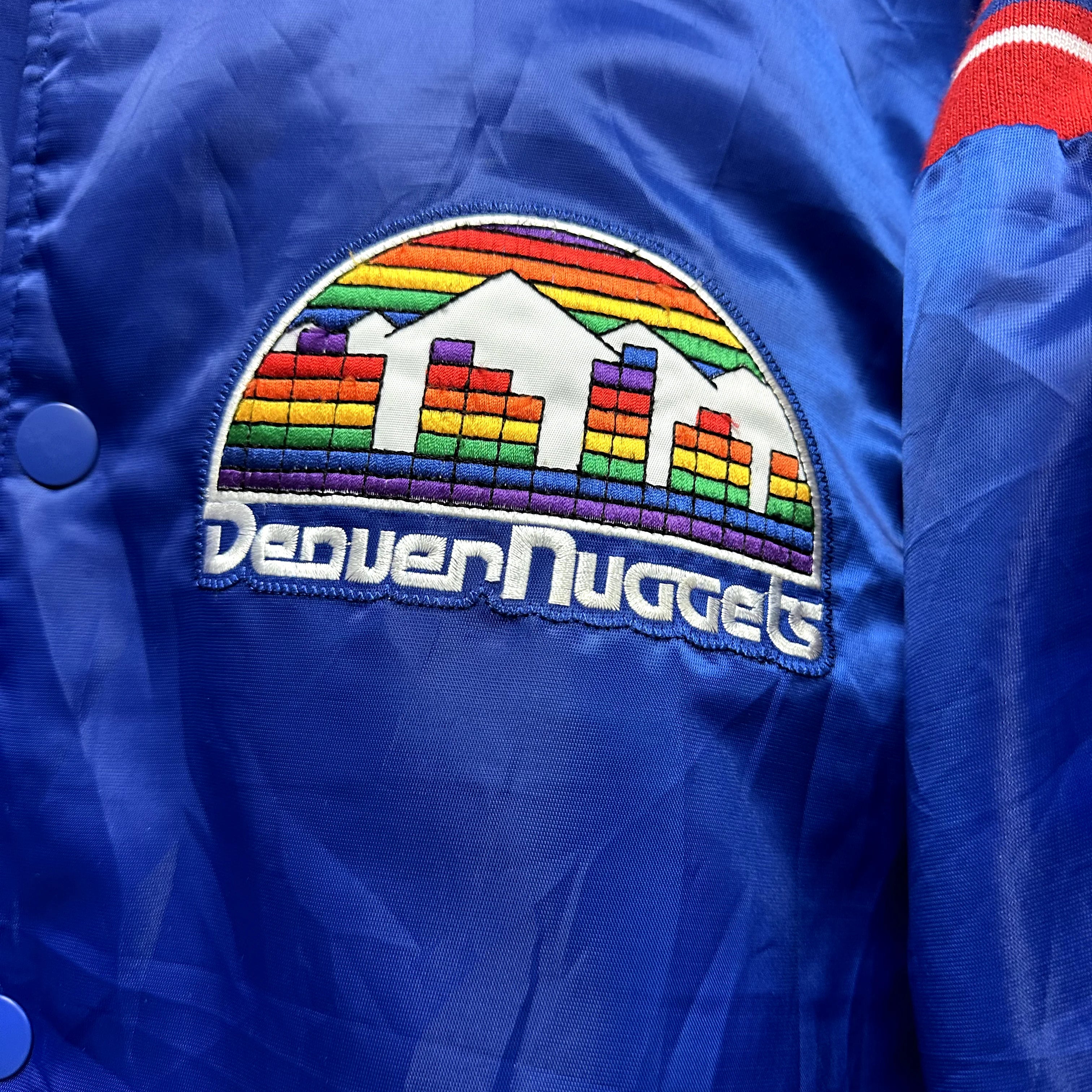 Vintage Starter Bomber Jacket Denver Nuggets