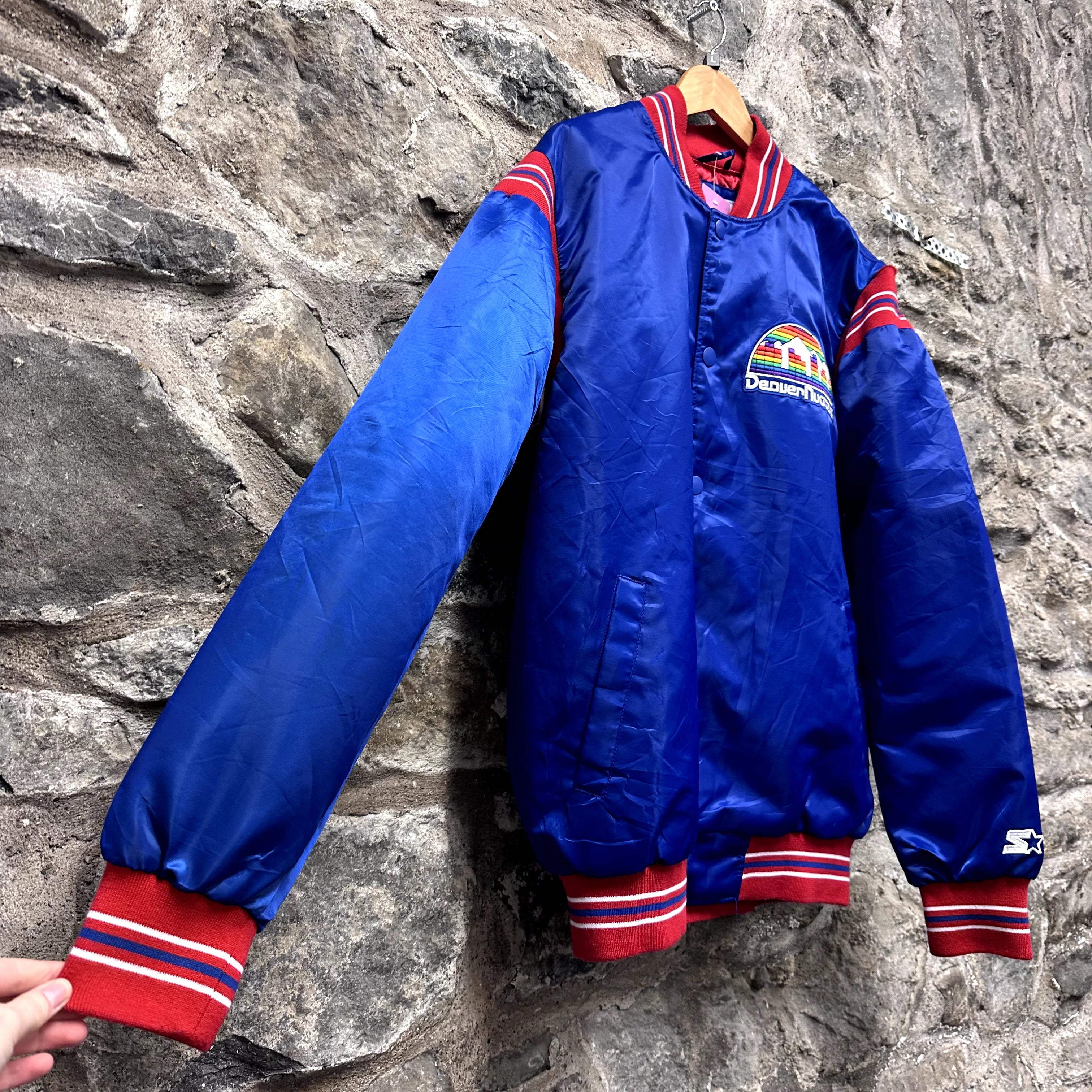 Vintage Starter Bomber Jacket Denver Nuggets