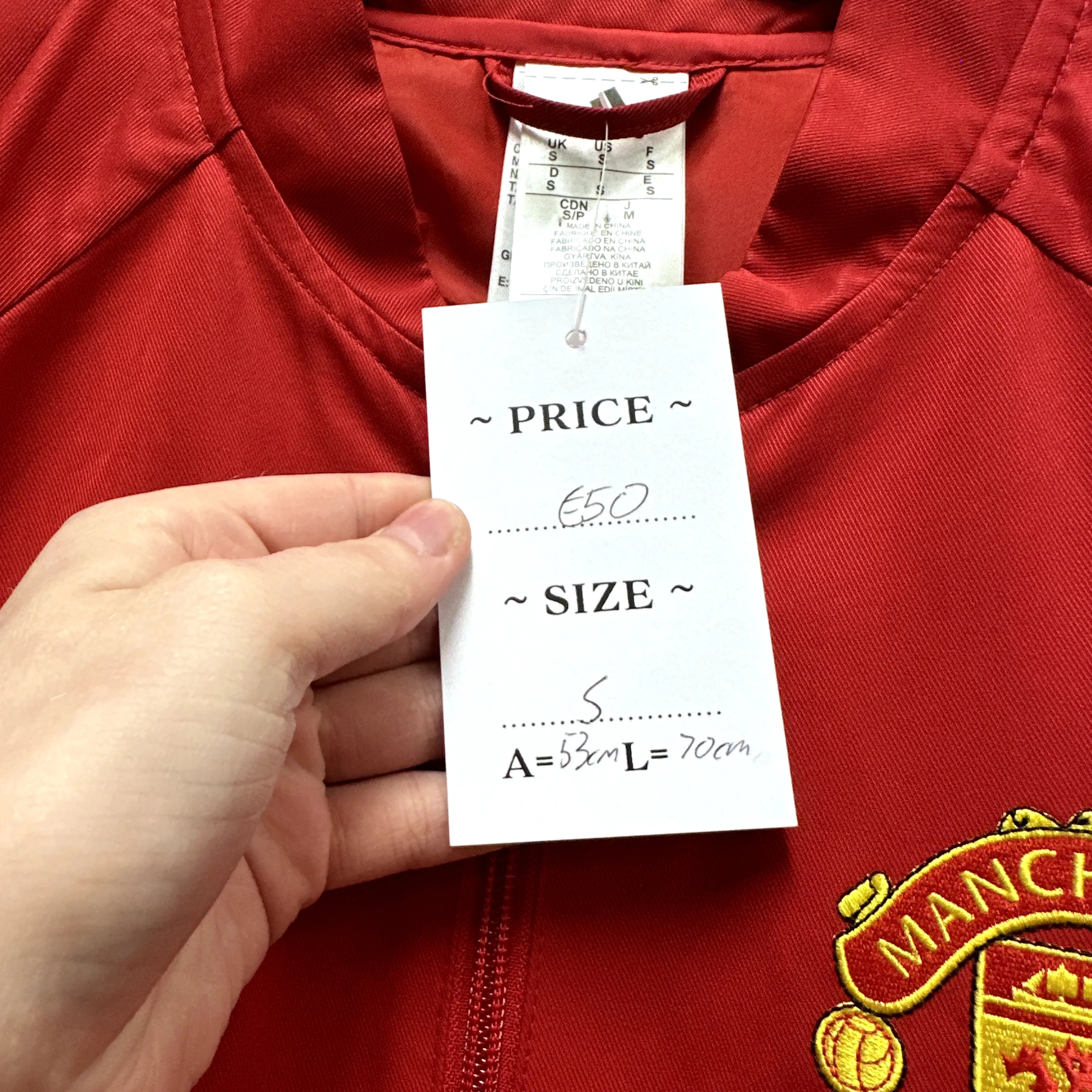Manchester United Adidas Track Jacket