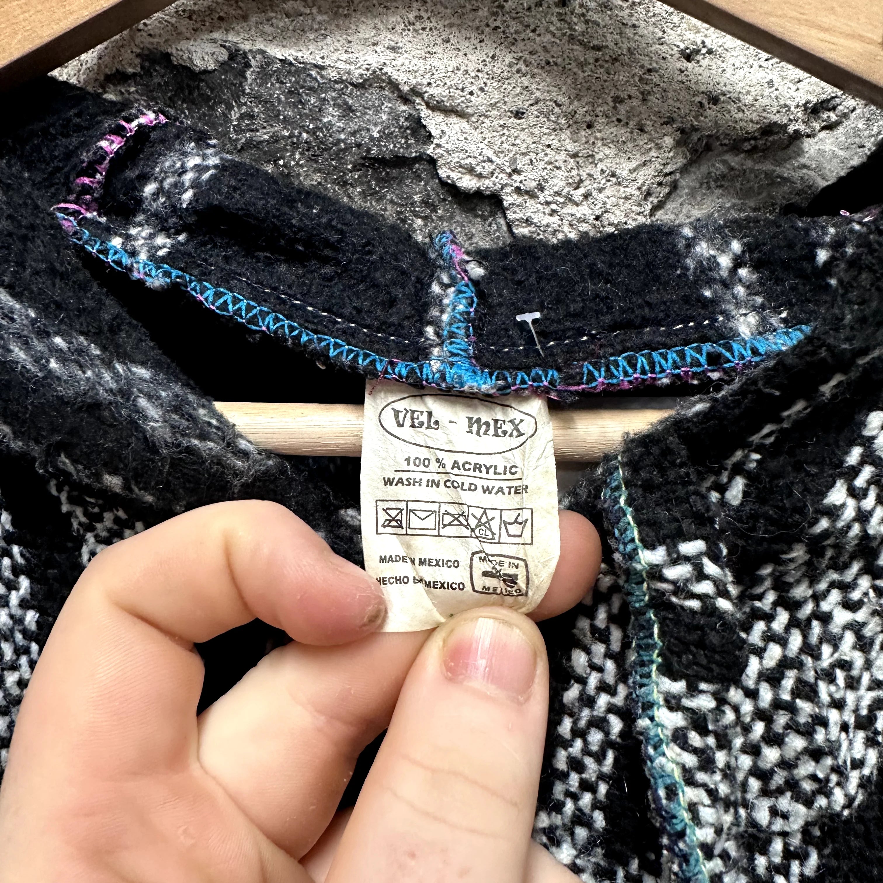 Vintage Vel-mex Baja Hoodie