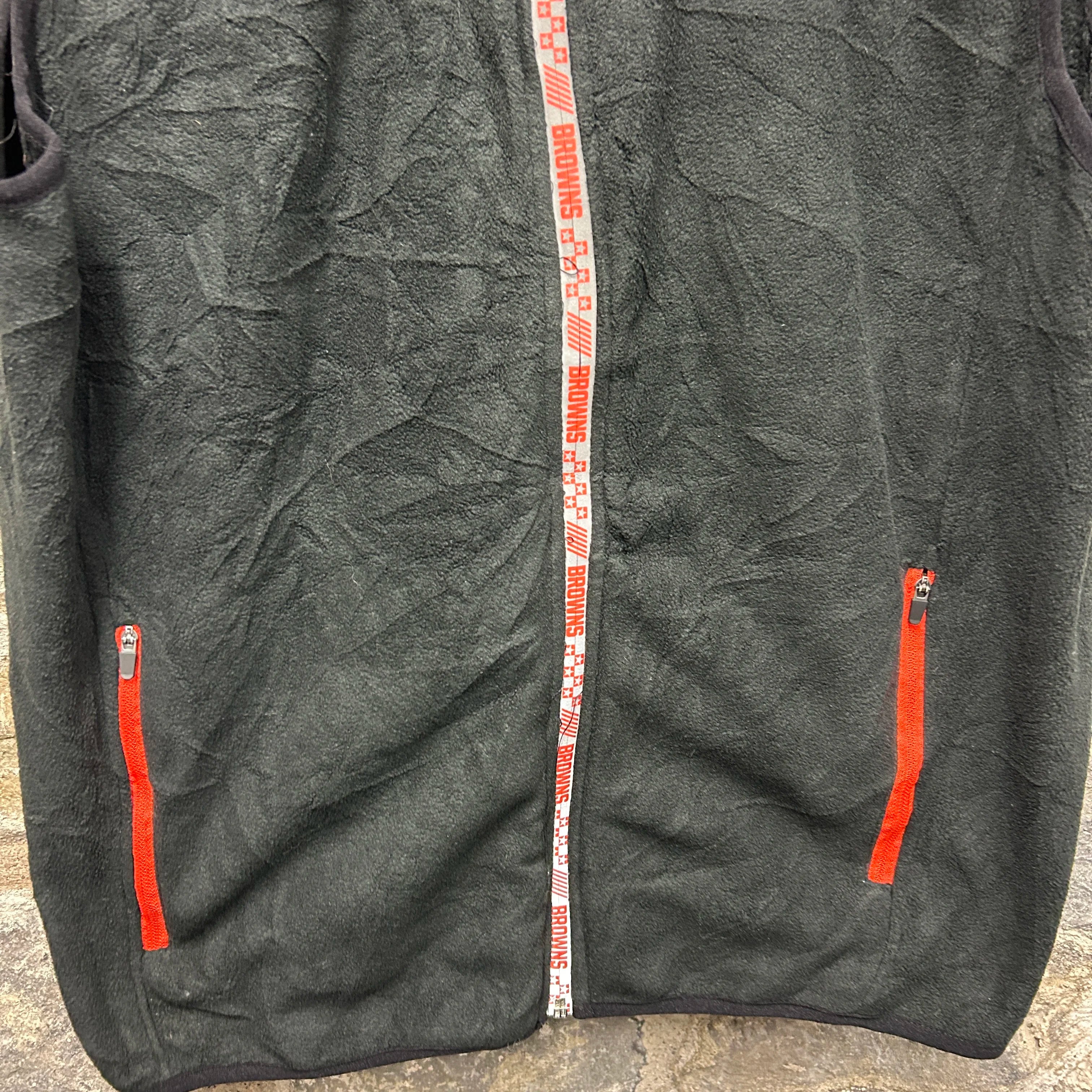 Clevland Browns Fleece Vest