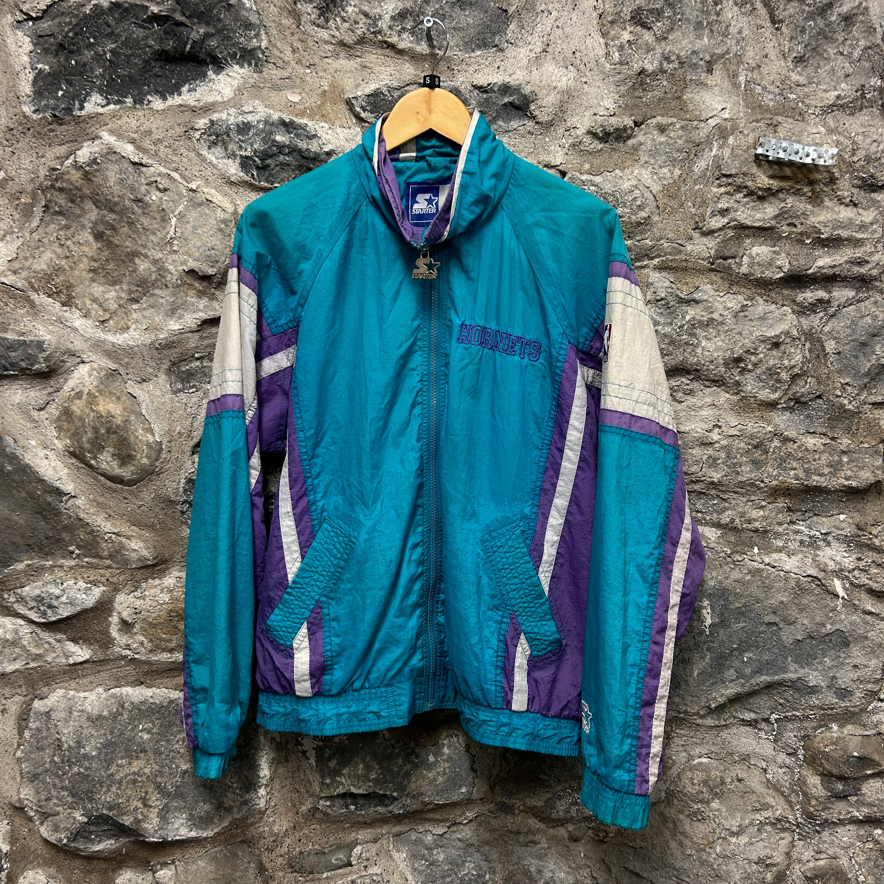 Vintage Charlotte hornets Starter Windbreaker Jacket