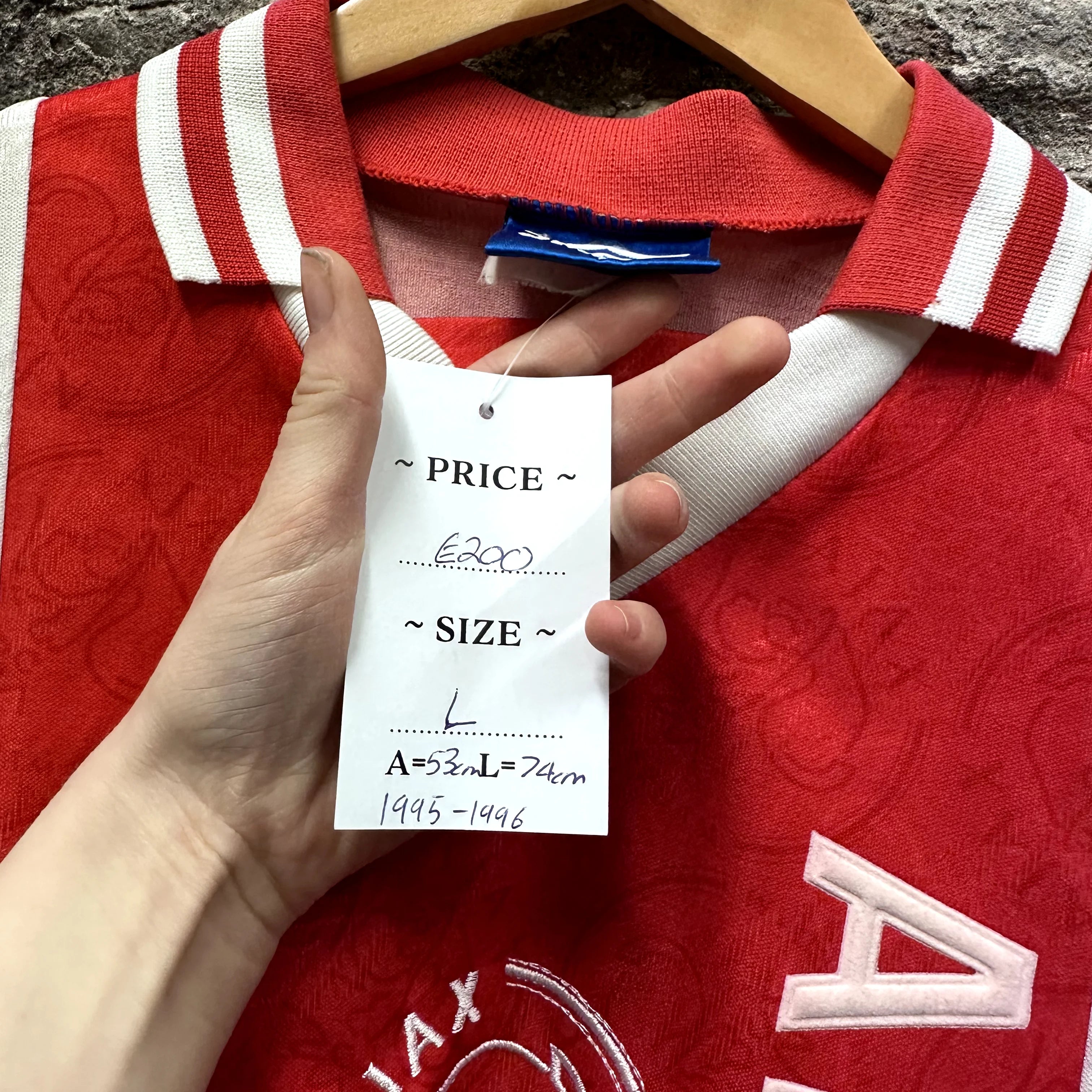 Vintage Ajax Jersey-1995-1996