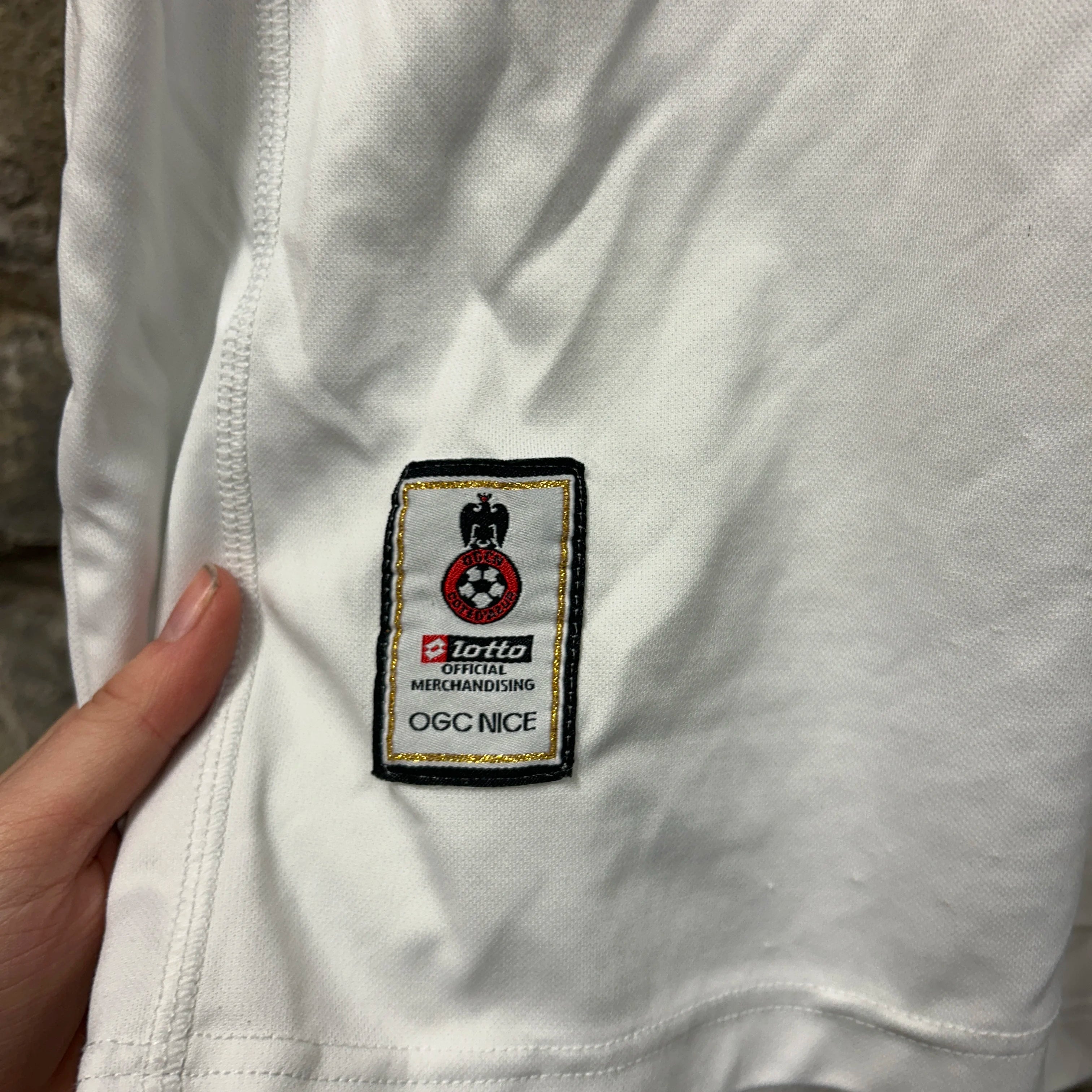 Vintage OGC Nice Football Shirt-2008-2009