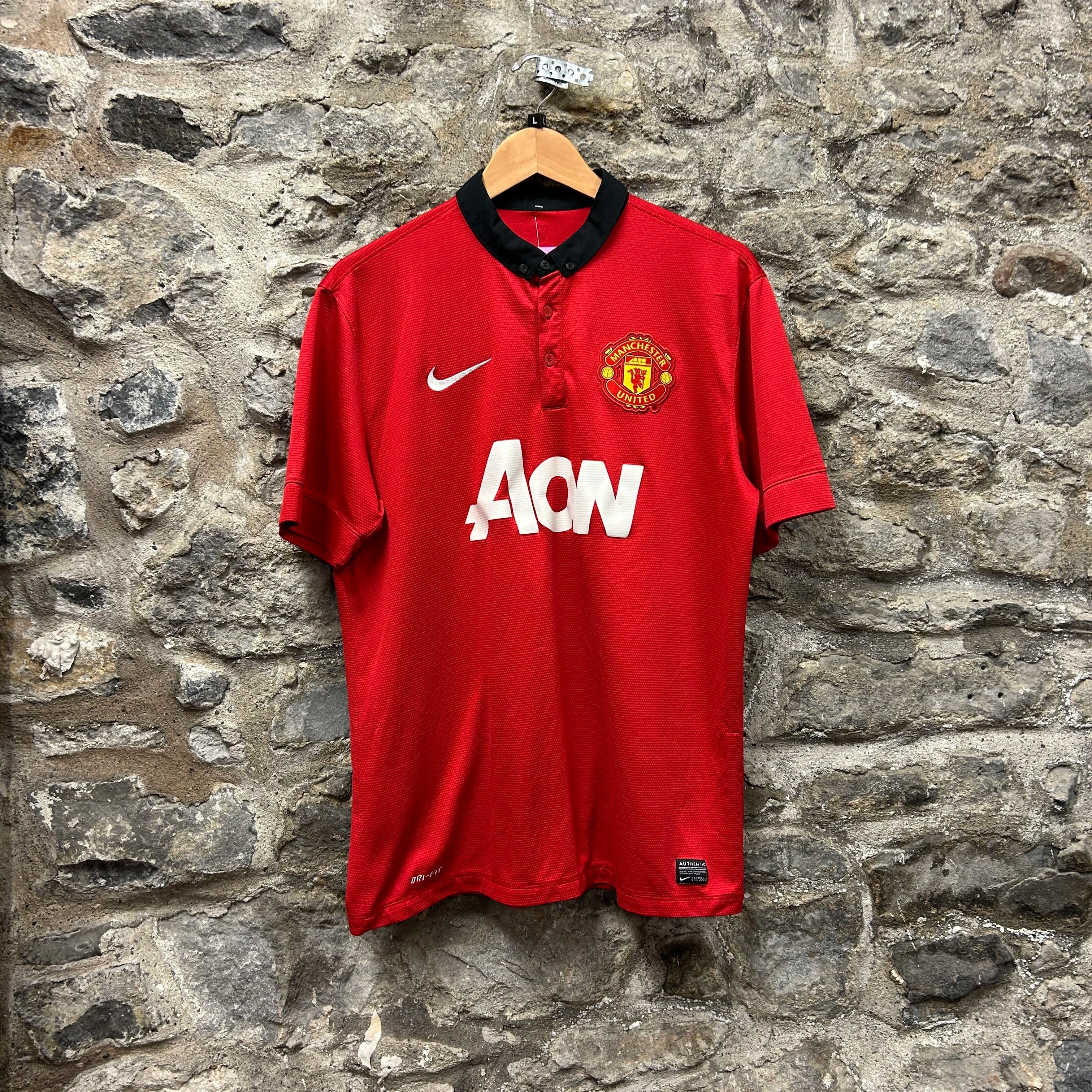 Vintage Man United Football Shirt-2013-2014