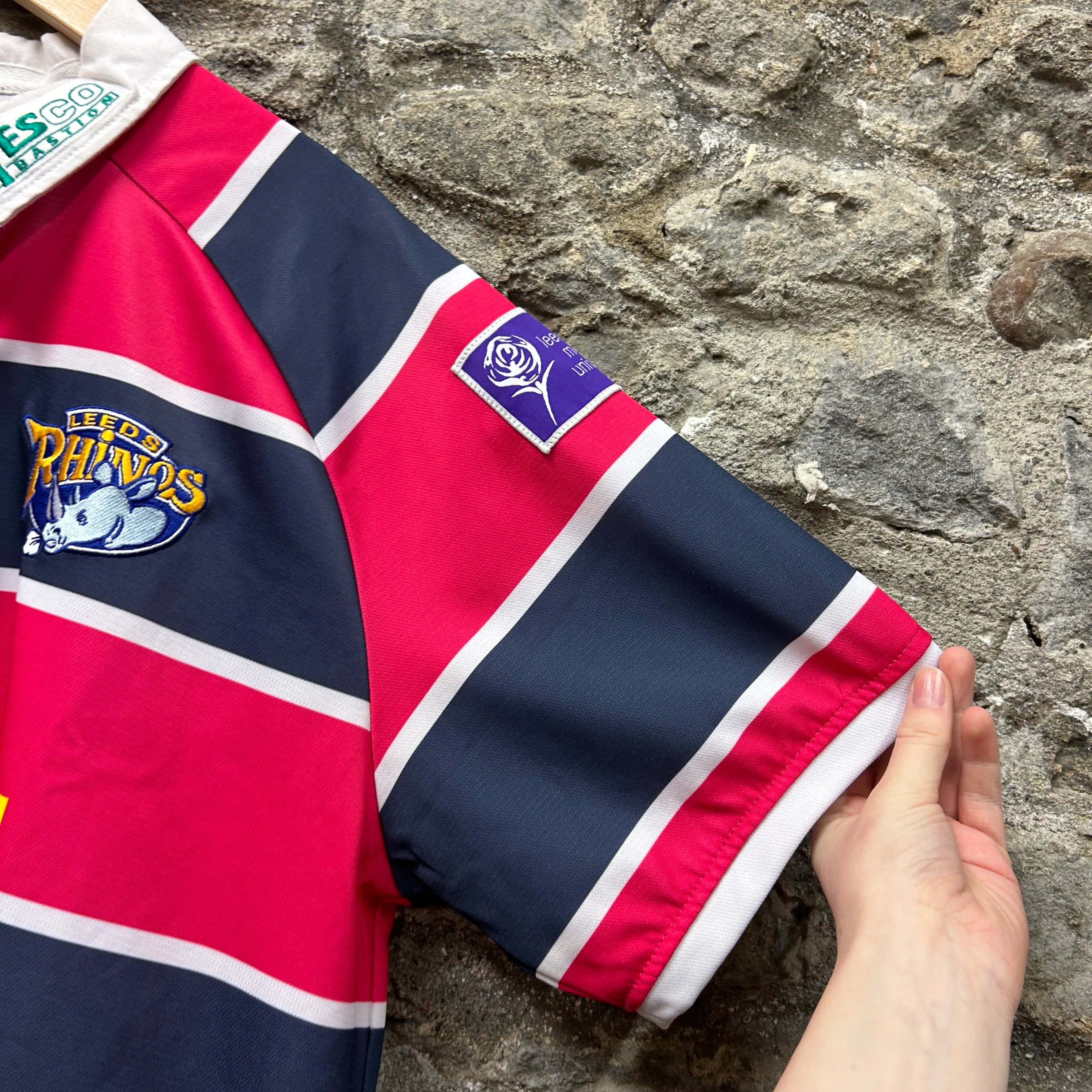 Vintage Leeds Rhinos Rugby Shirt-2012-2013