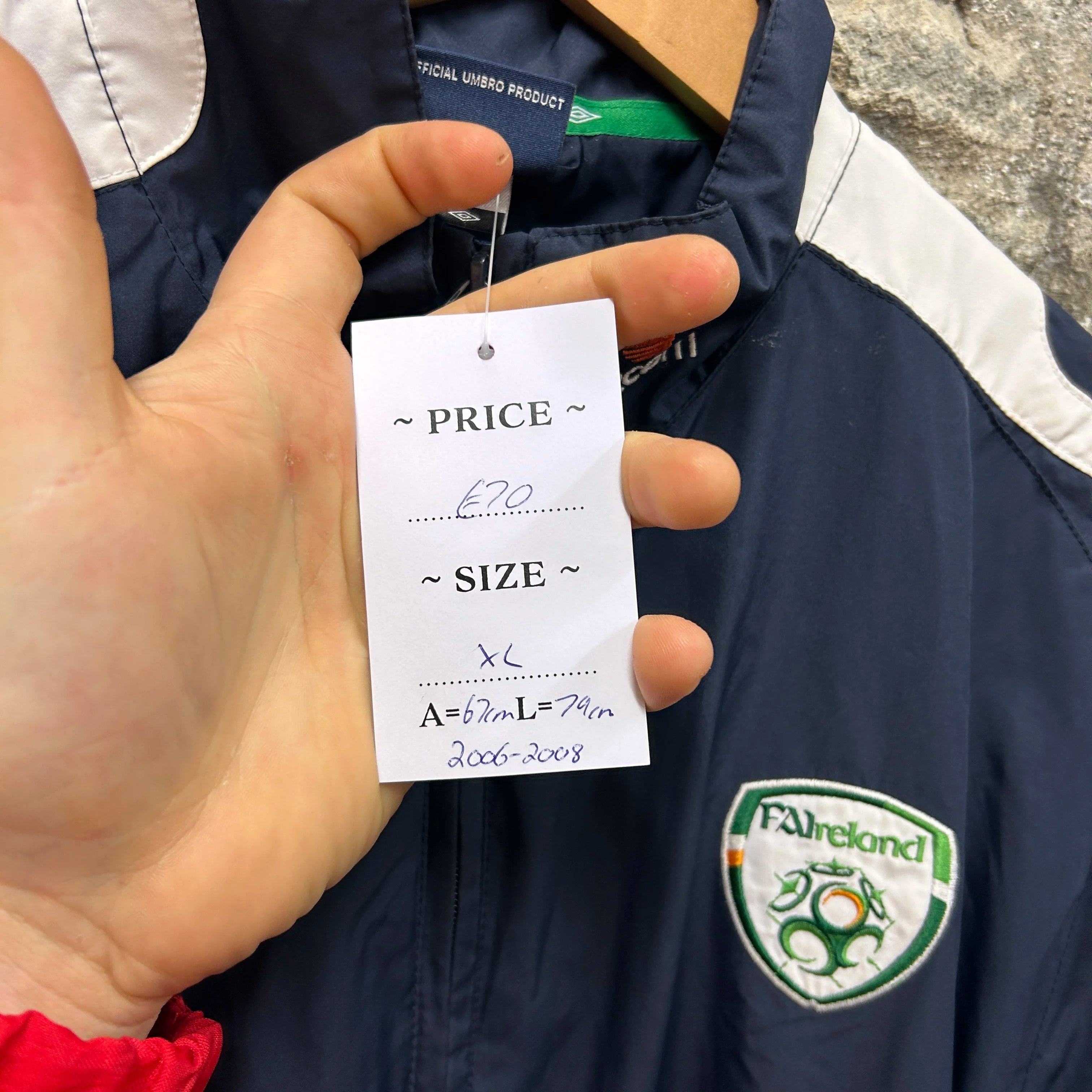 Vintage Ireland Windbreaker Jacket-2006/2008
