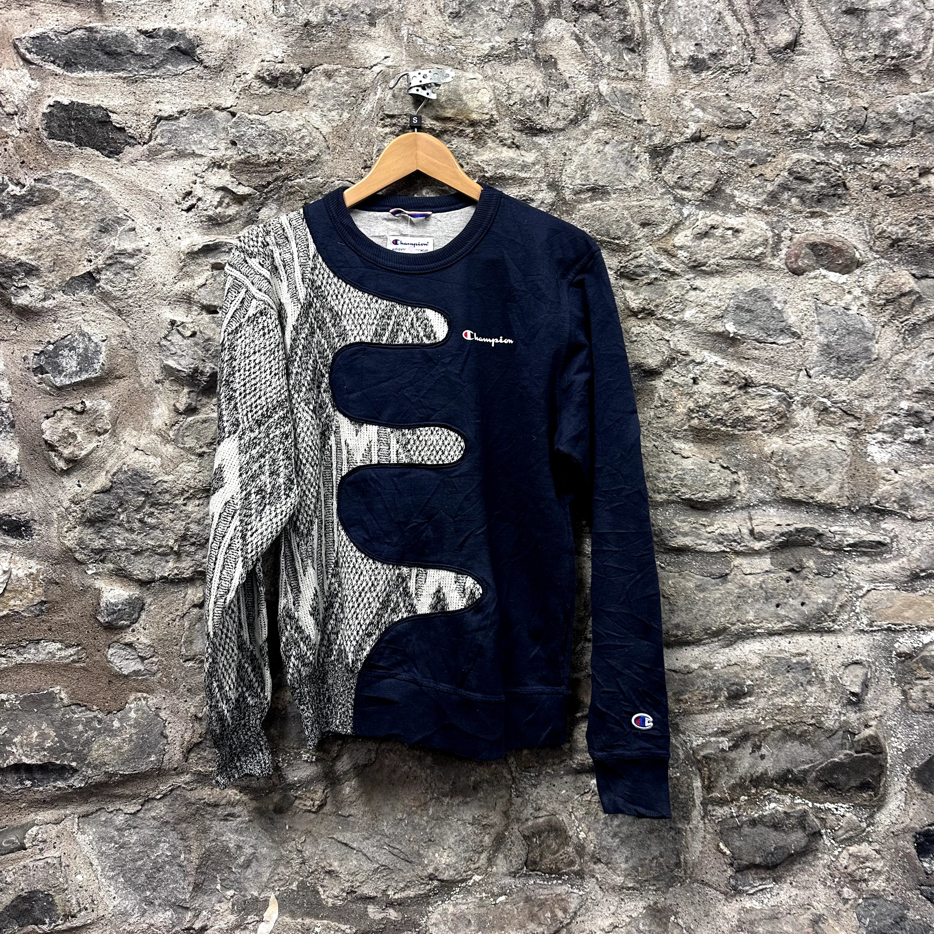 <p>Champion Patterned Rework</p><p> Sweatshirt</p>