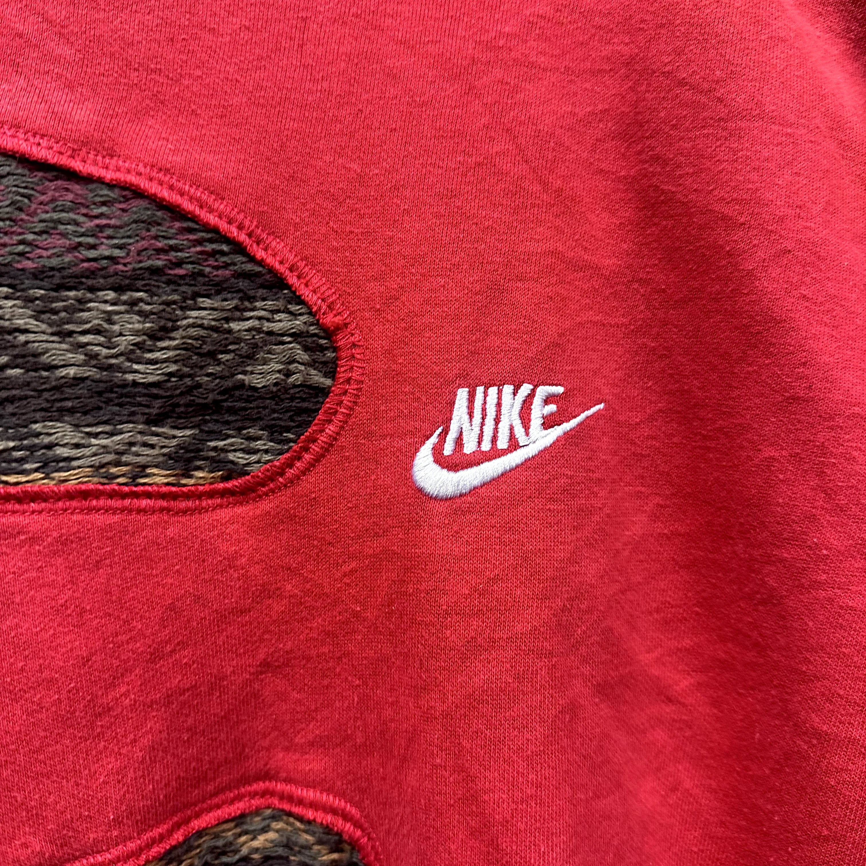 <p>Patterned Rework Nike Sweatshirt</p>