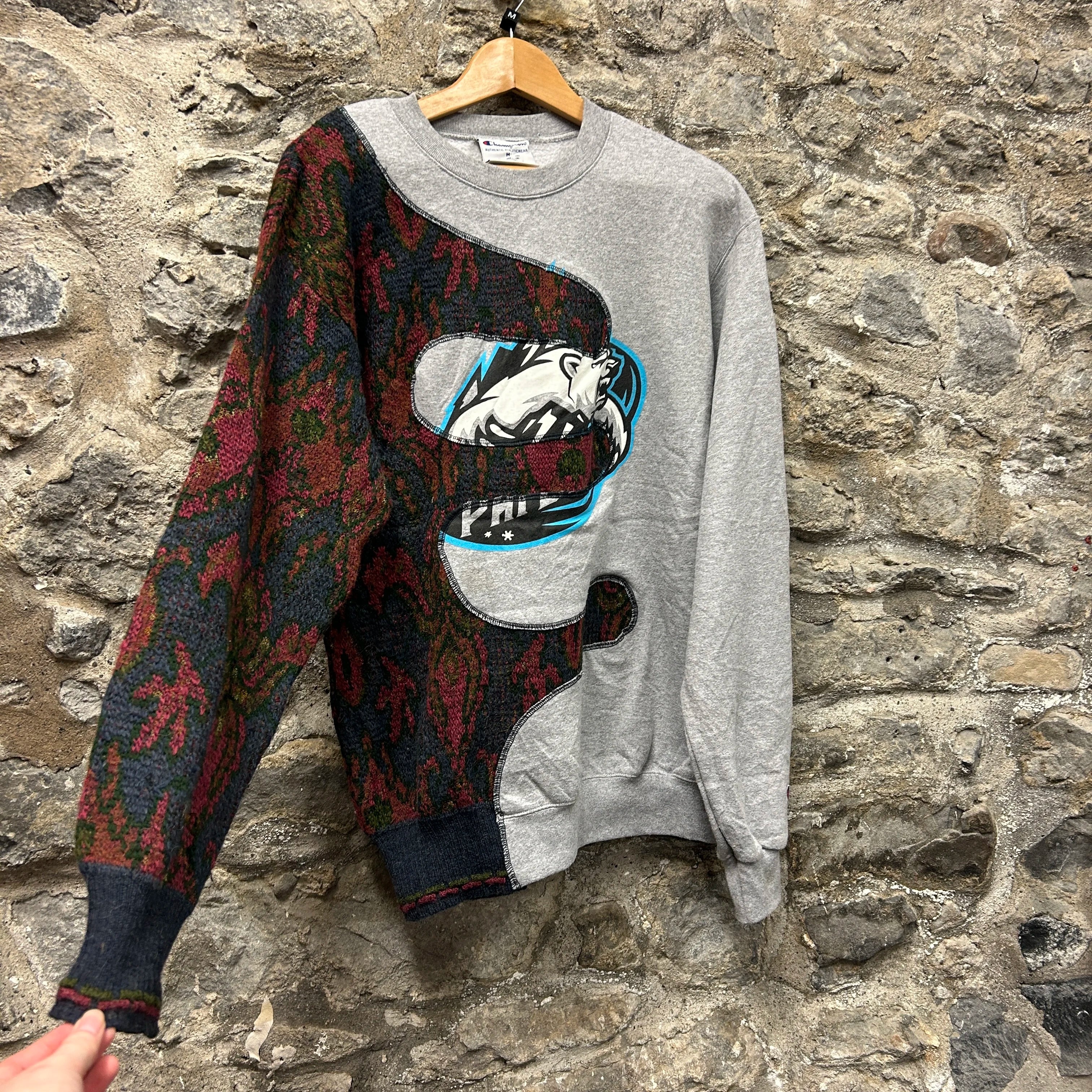<p>Champion Patterned Rework Sweatshirt</p>