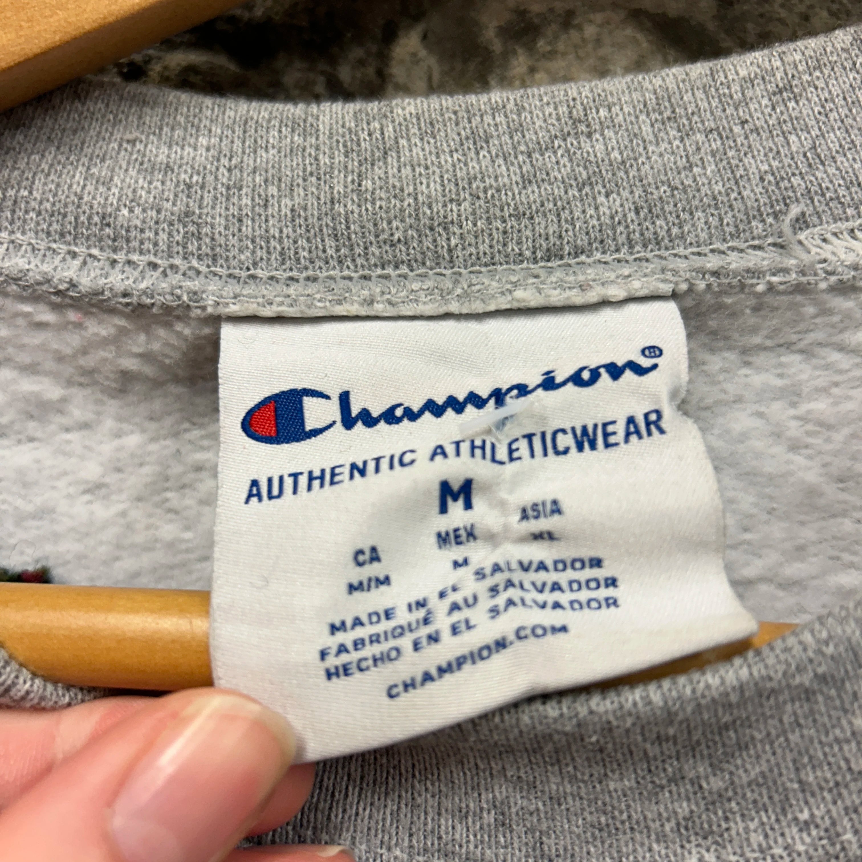 <p>Champion Patterned Rework Sweatshirt</p>