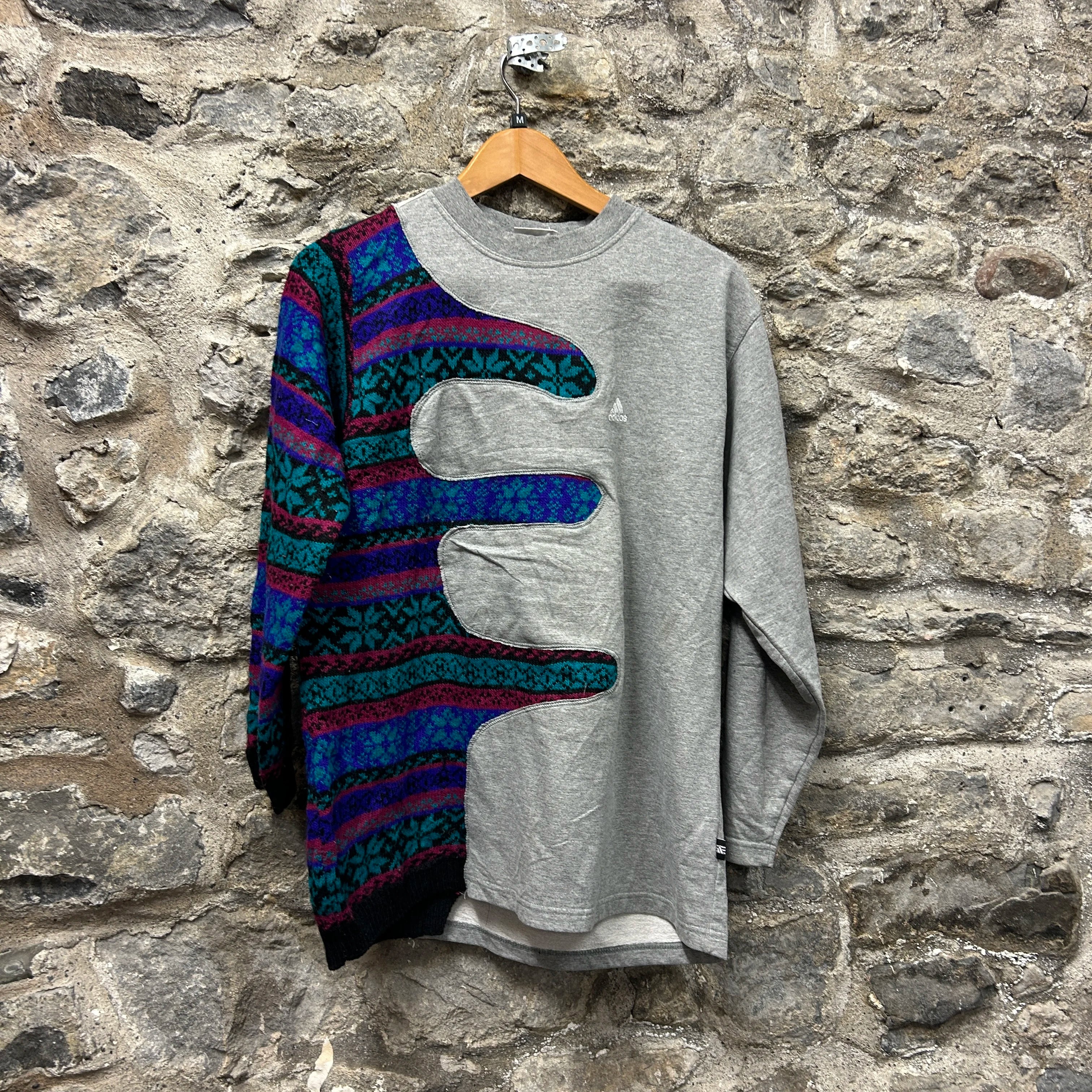 <p>Adidas Patterned Rework Sweatshirt</p>