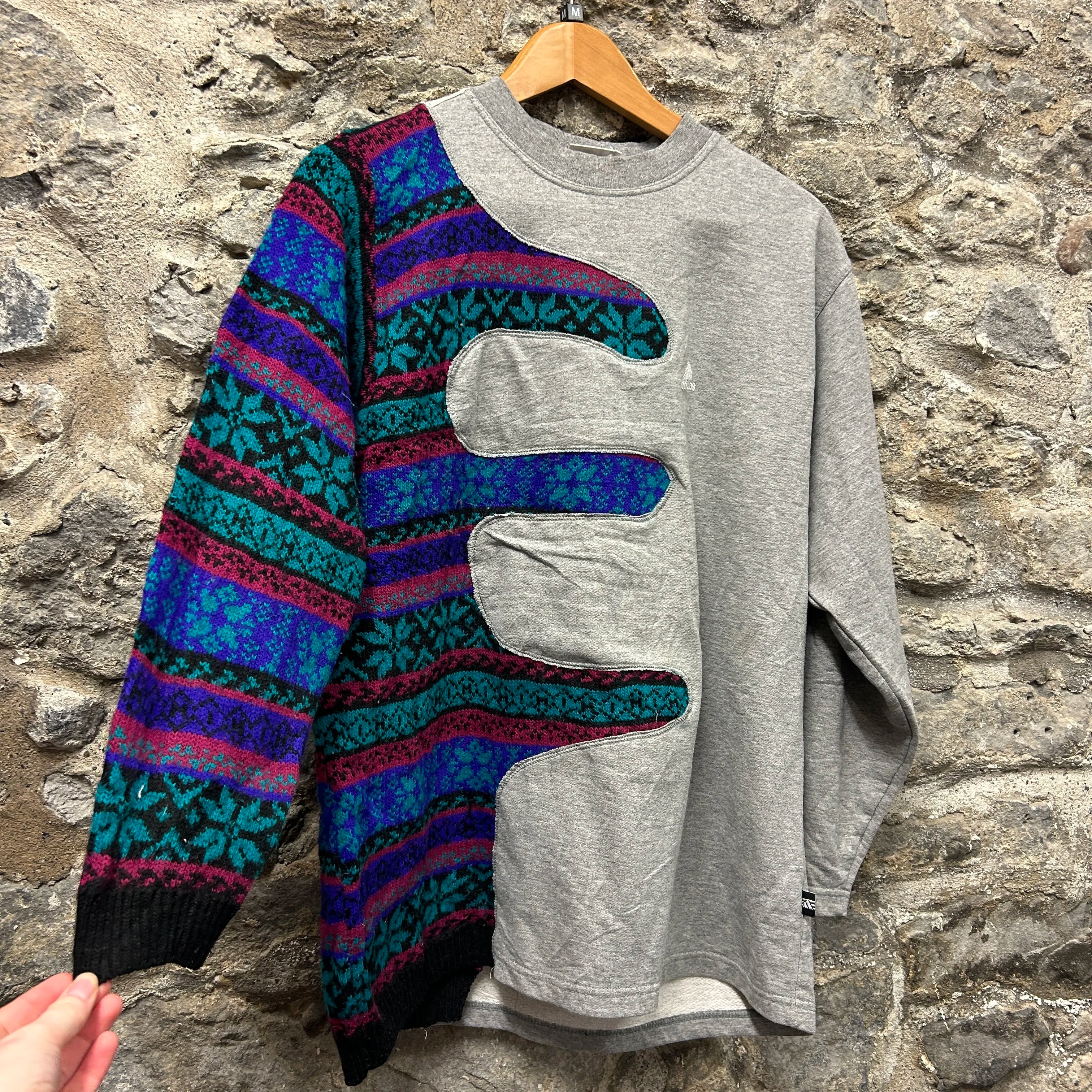 <p>Adidas Patterned Rework Sweatshirt</p>