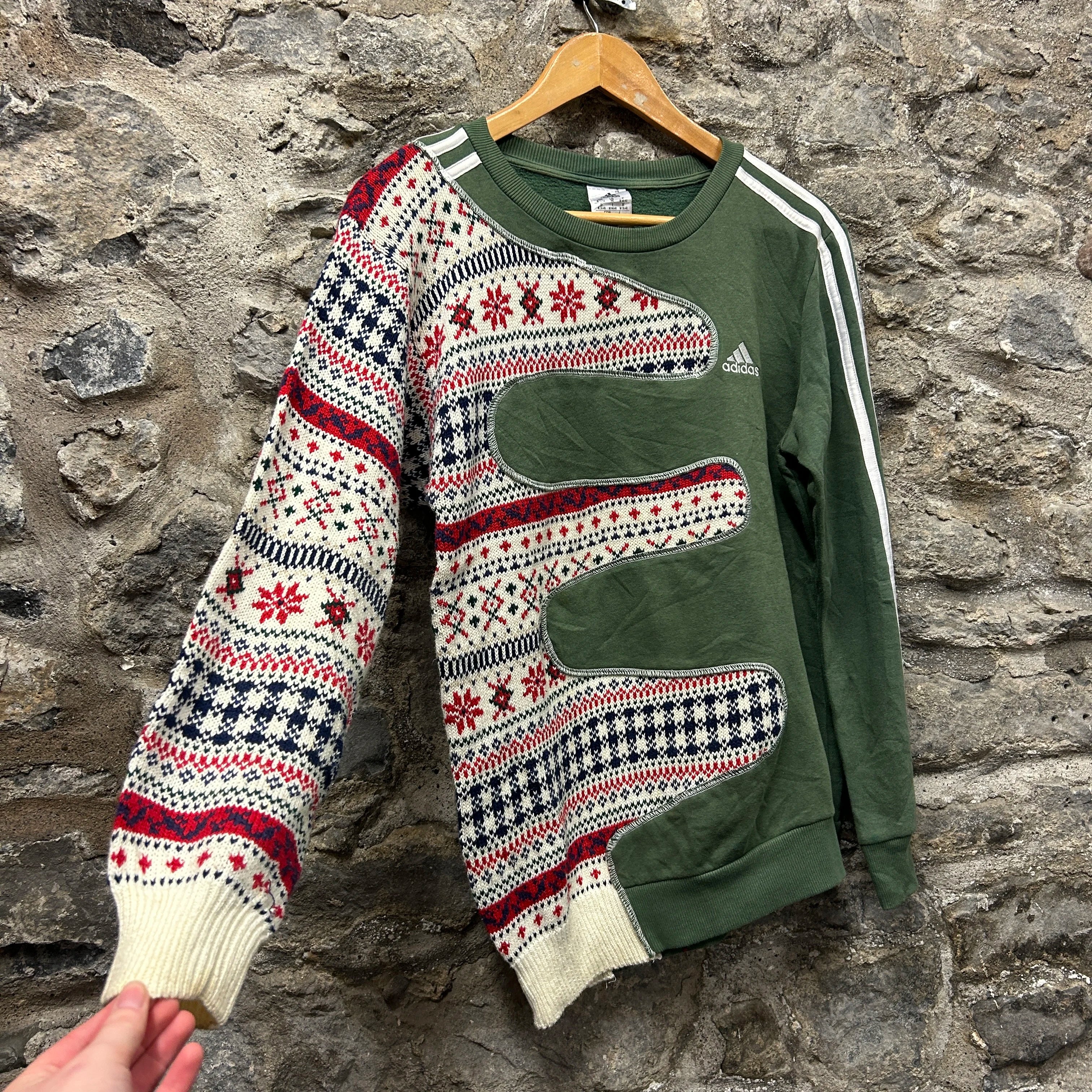 <p>Adidas Patterned Rework Sweatshirt</p>