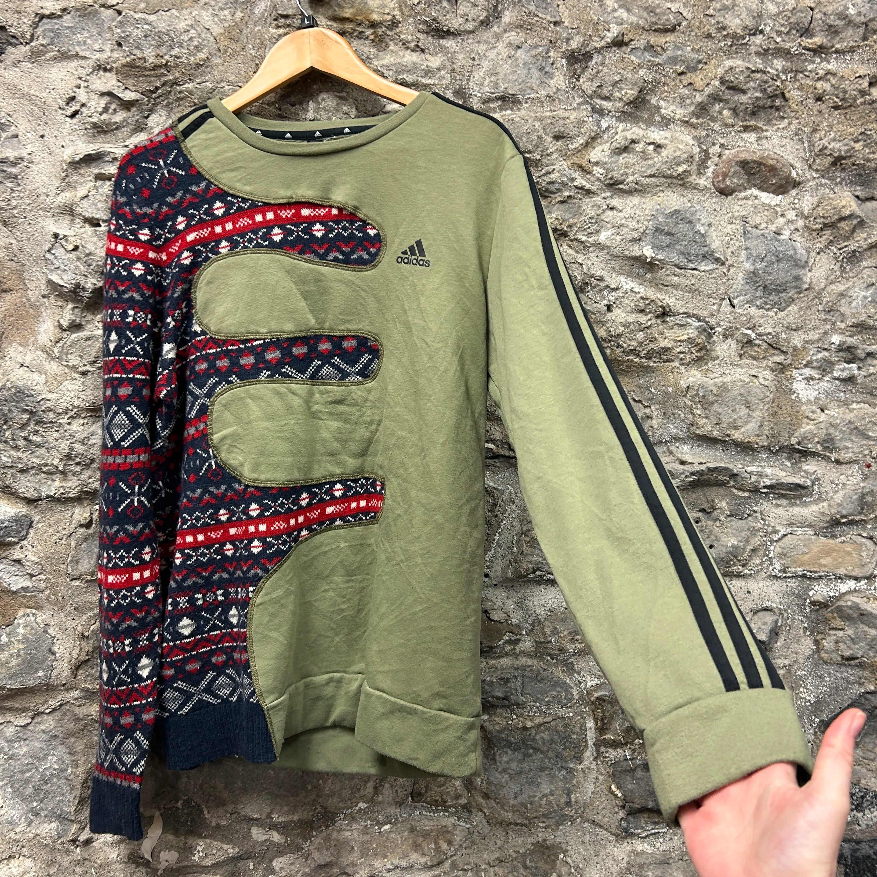 <p>Adidas Patterned Rework Sweatshirt</p>
