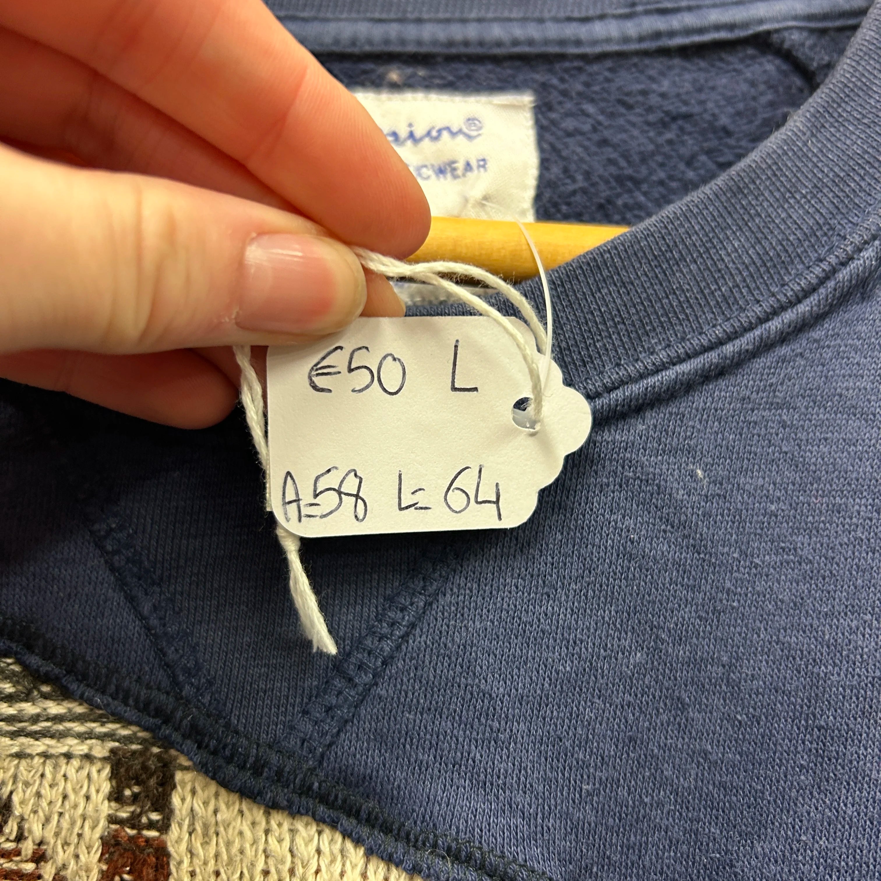 <p>Champion Patterned Rework Sweatshirt</p>