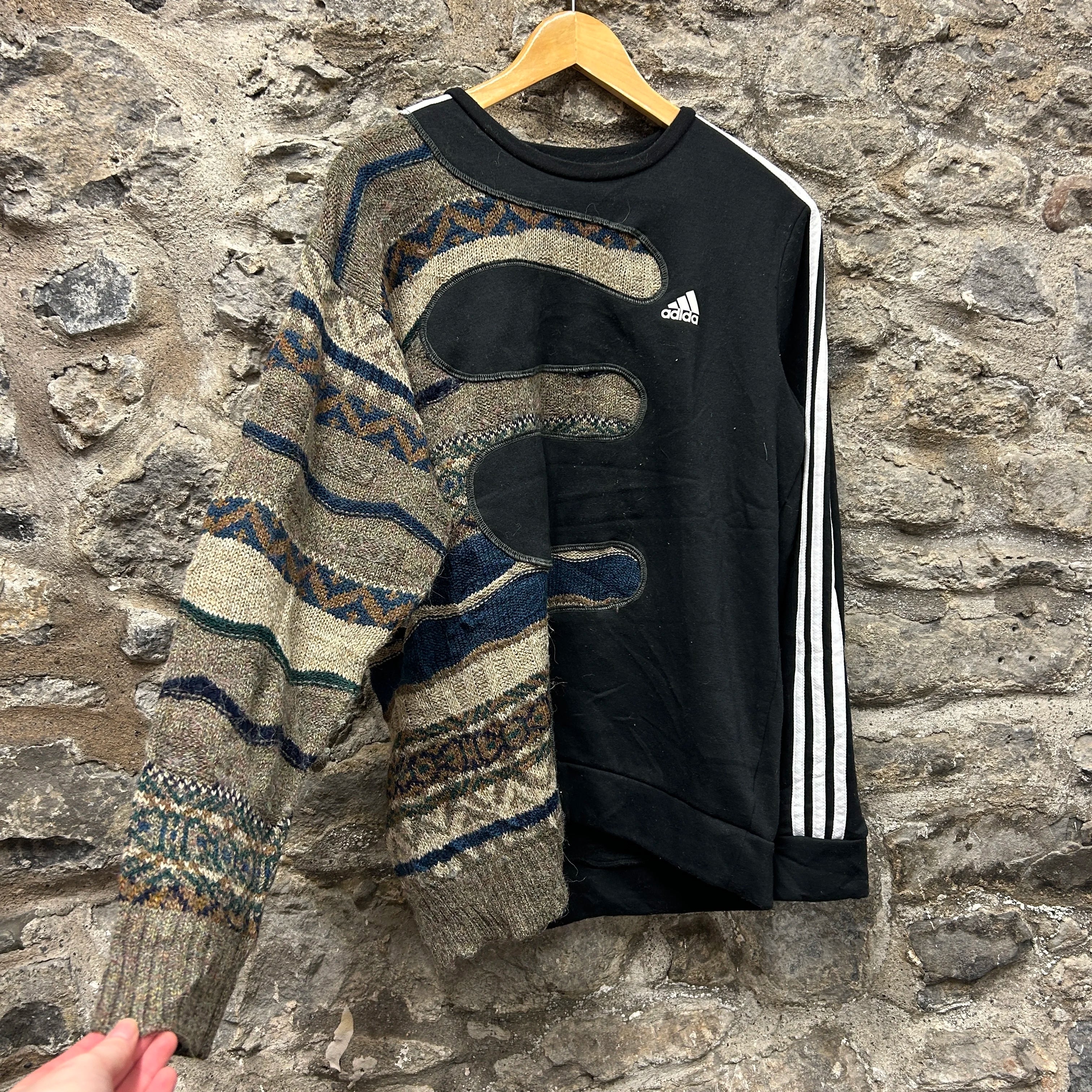 <p>Adidas Patterned Rework Sweatshirt</p>