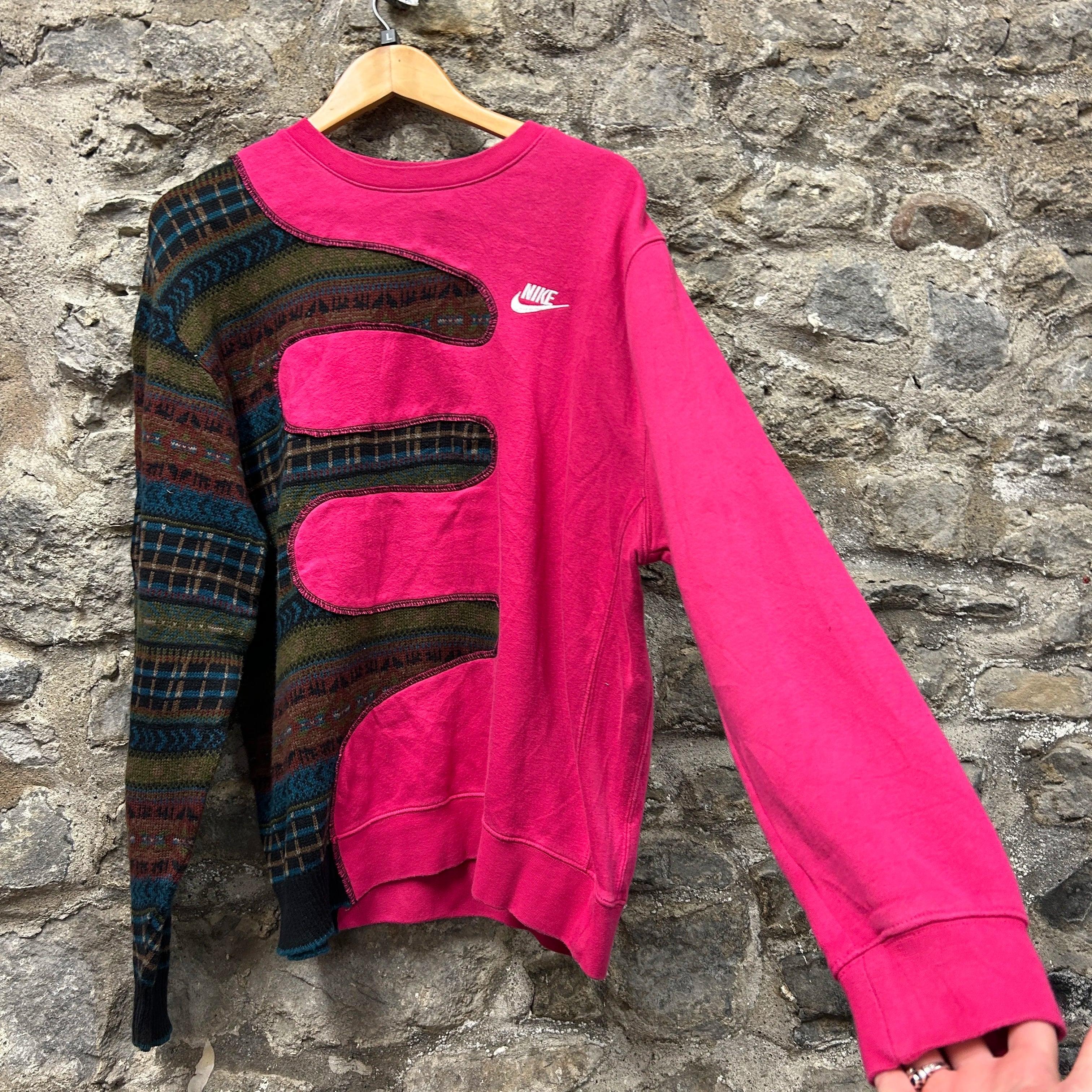 <p>Nike Patterned Rework Sweatshirt</p>