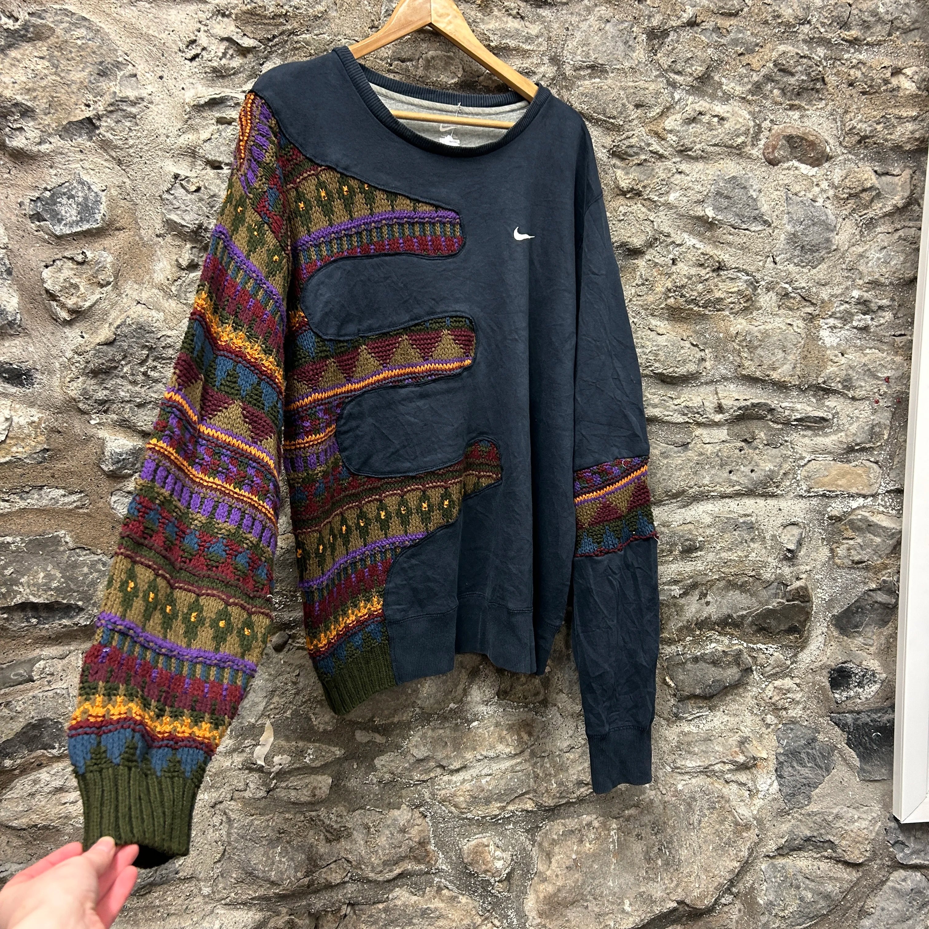 <p>Nike Patterned Rework Sweatshirt</p>