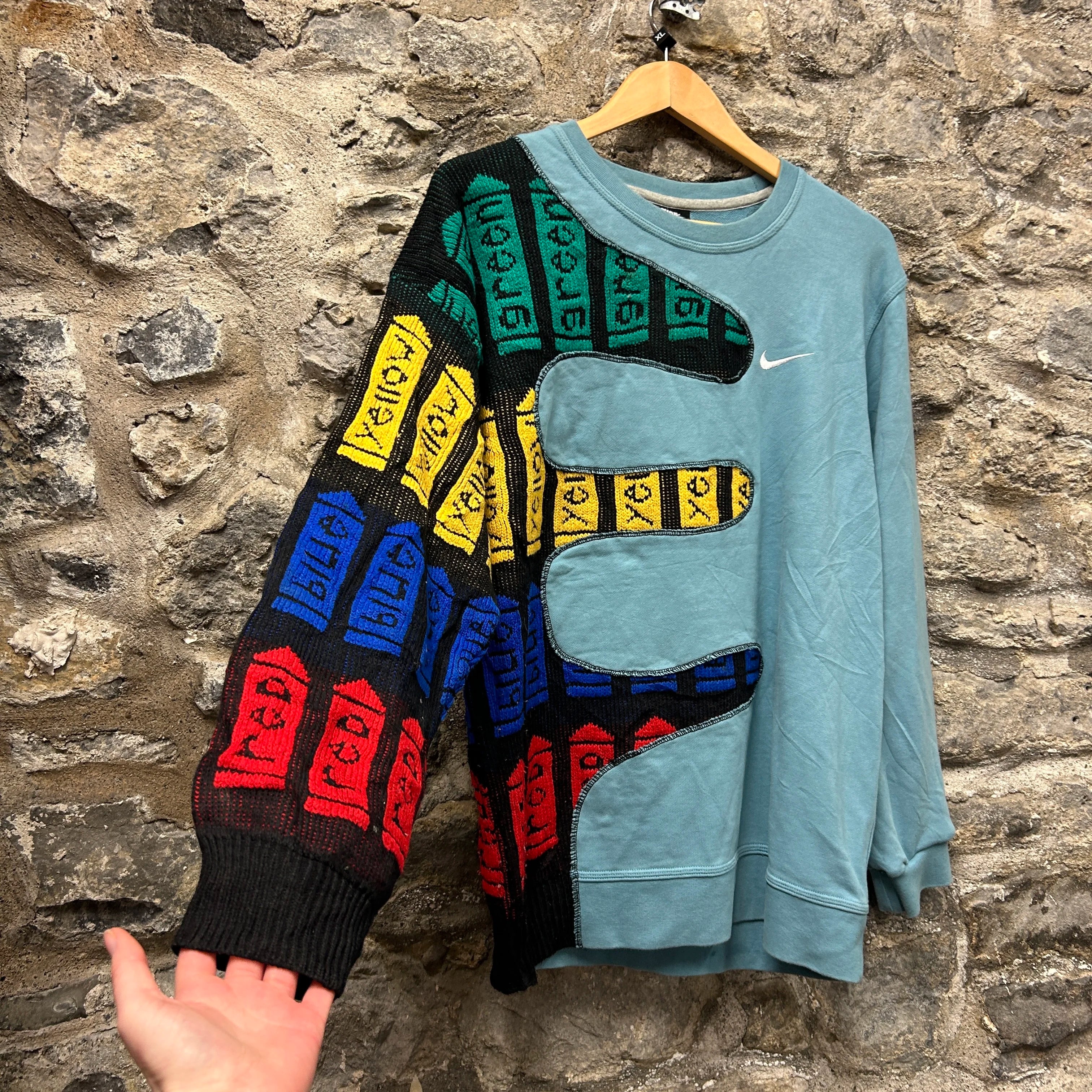 <p>Nike Patterned Rework Sweatshirt</p>