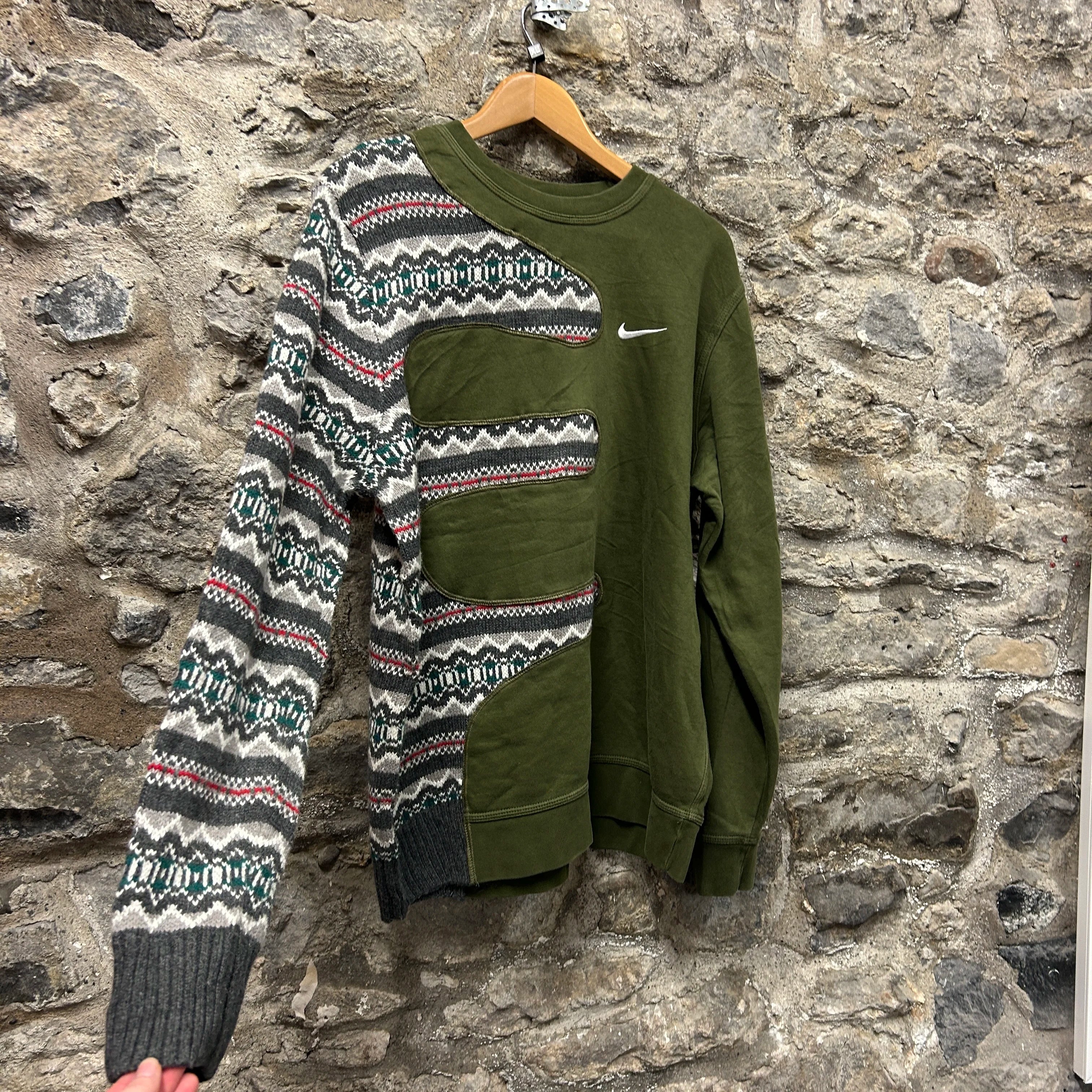 <p>Nike Patterned Rework Sweatshirt</p>