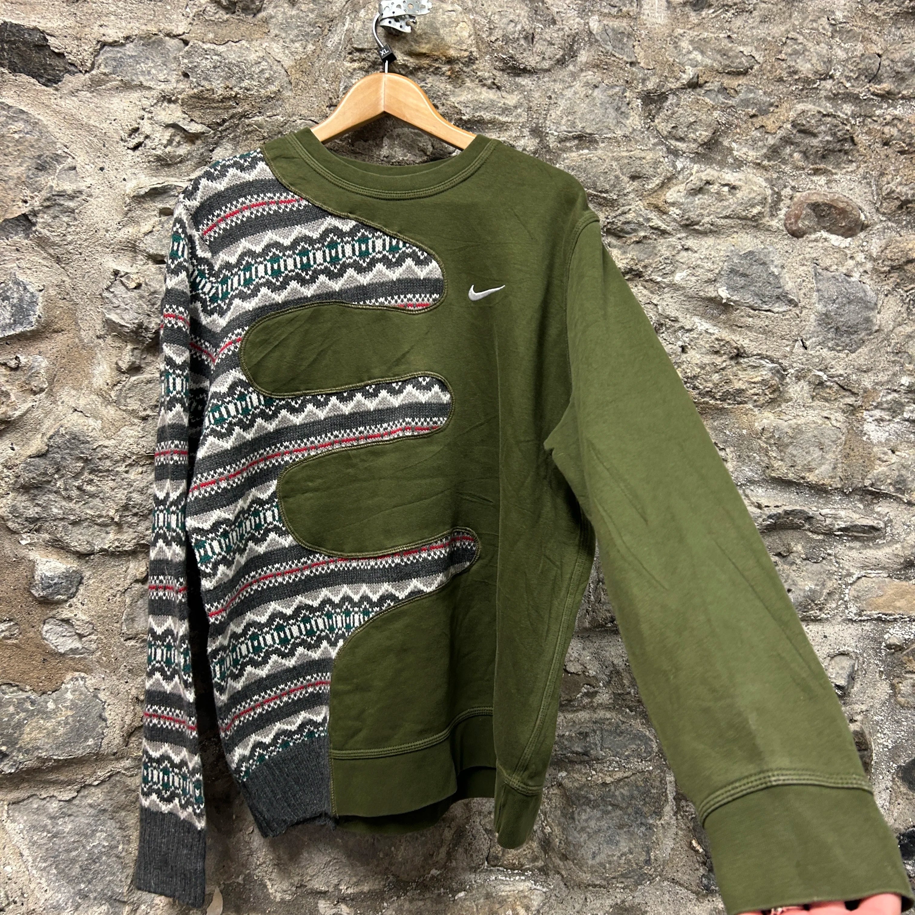 <p>Nike Patterned Rework Sweatshirt</p>