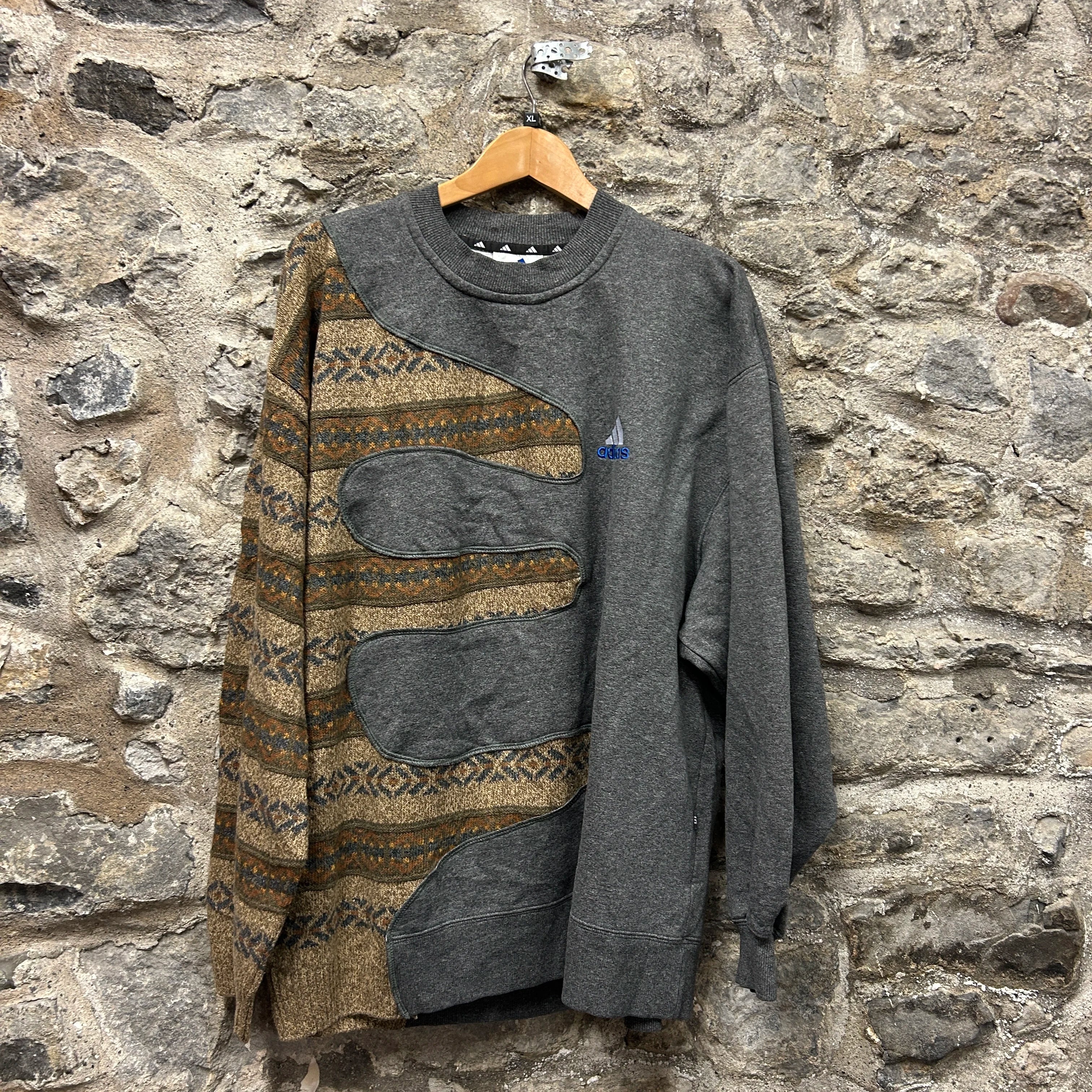 <p>Adidas Patterned Rework Sweatshirt</p>