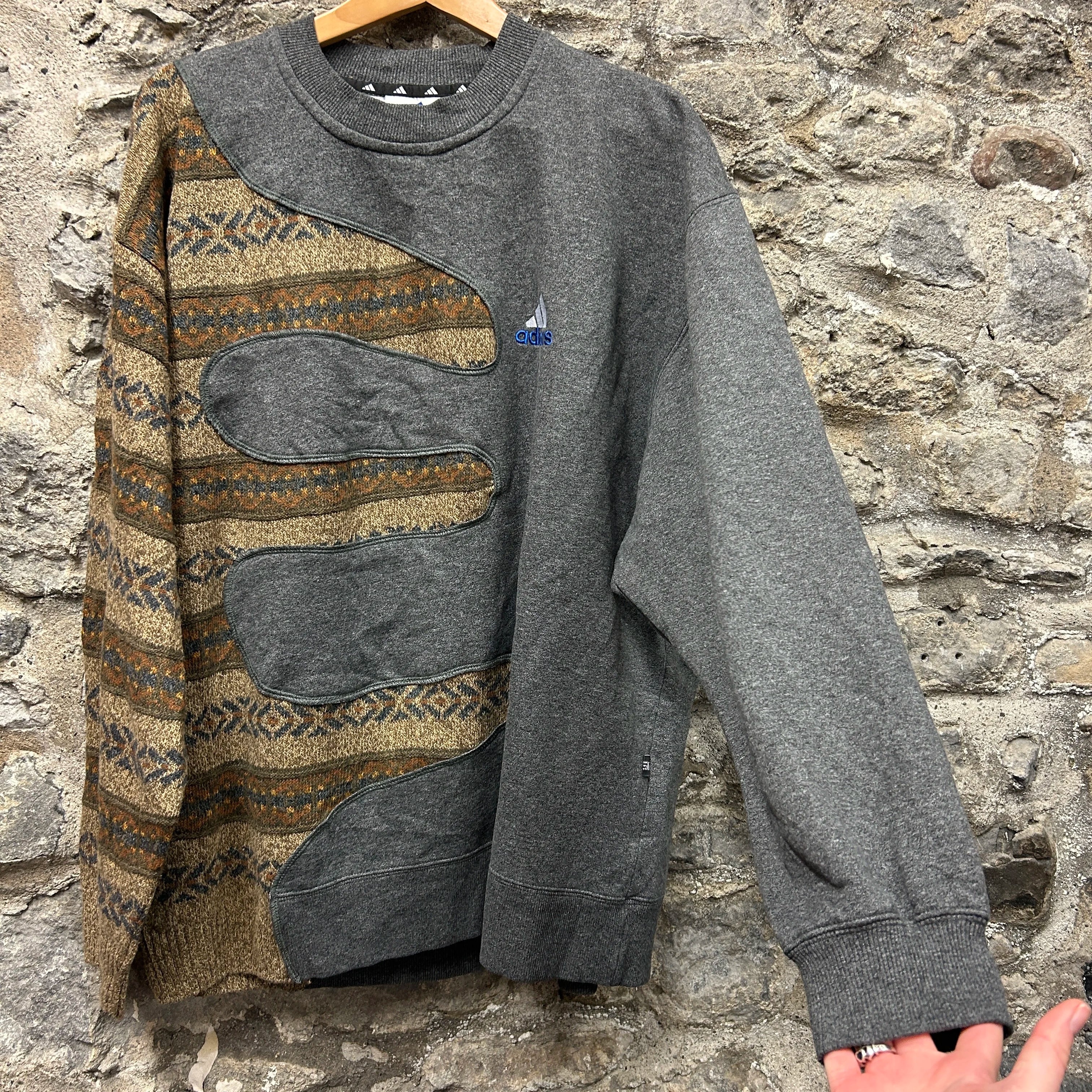 <p>Adidas Patterned Rework Sweatshirt</p>