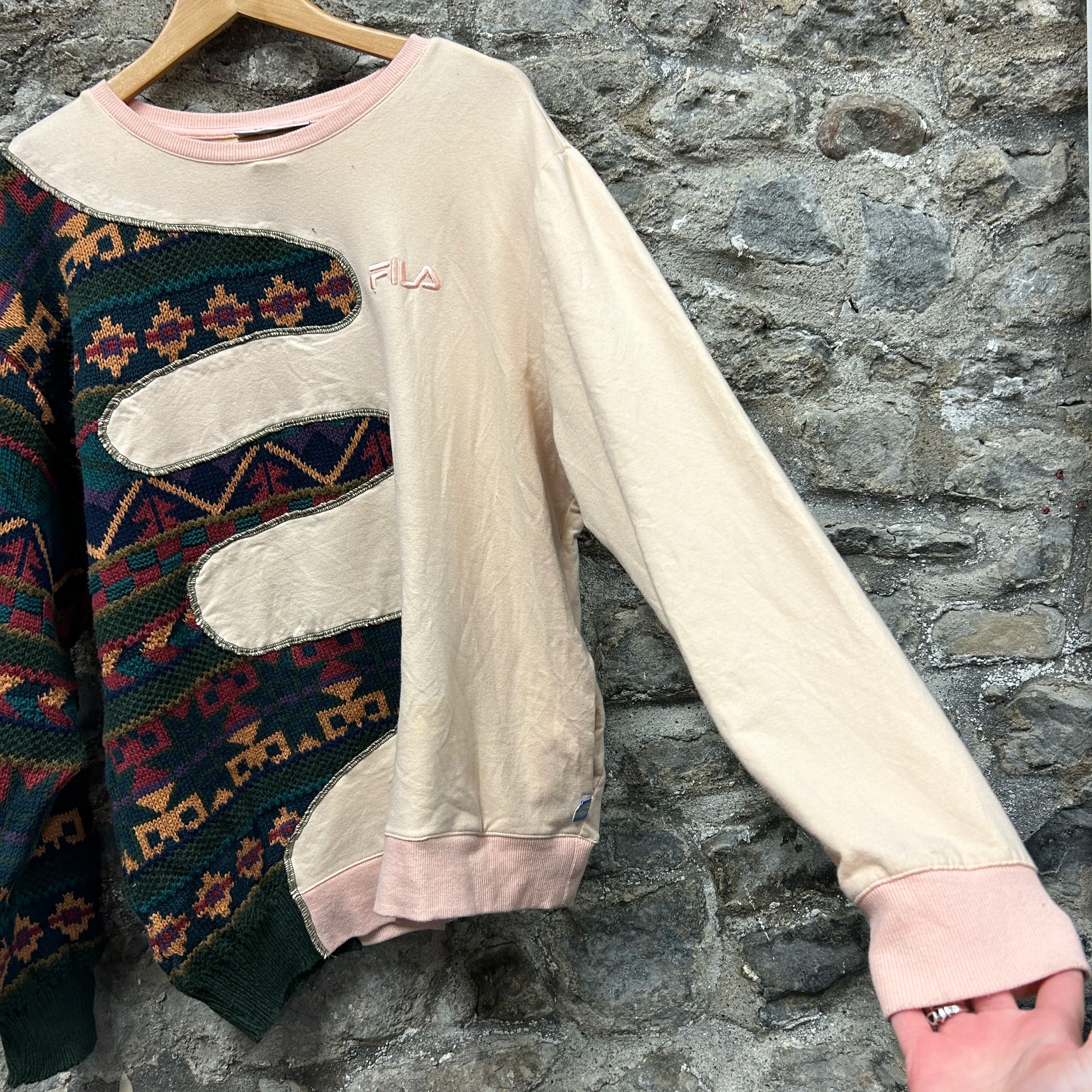 <p>Fila Patterned Rework Sweatshirt</p>