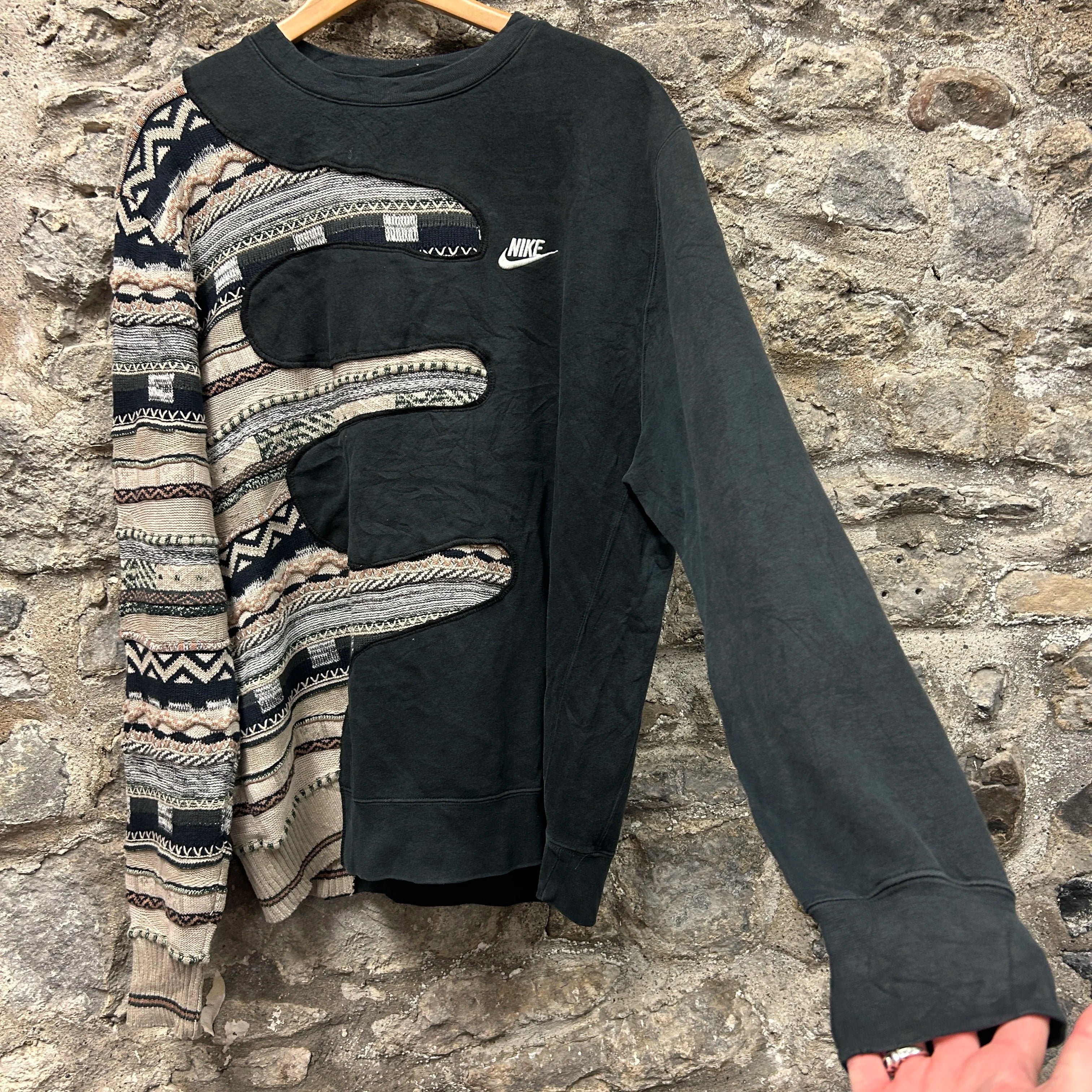 <p>Nike Patterned Rework Sweatshirt</p>