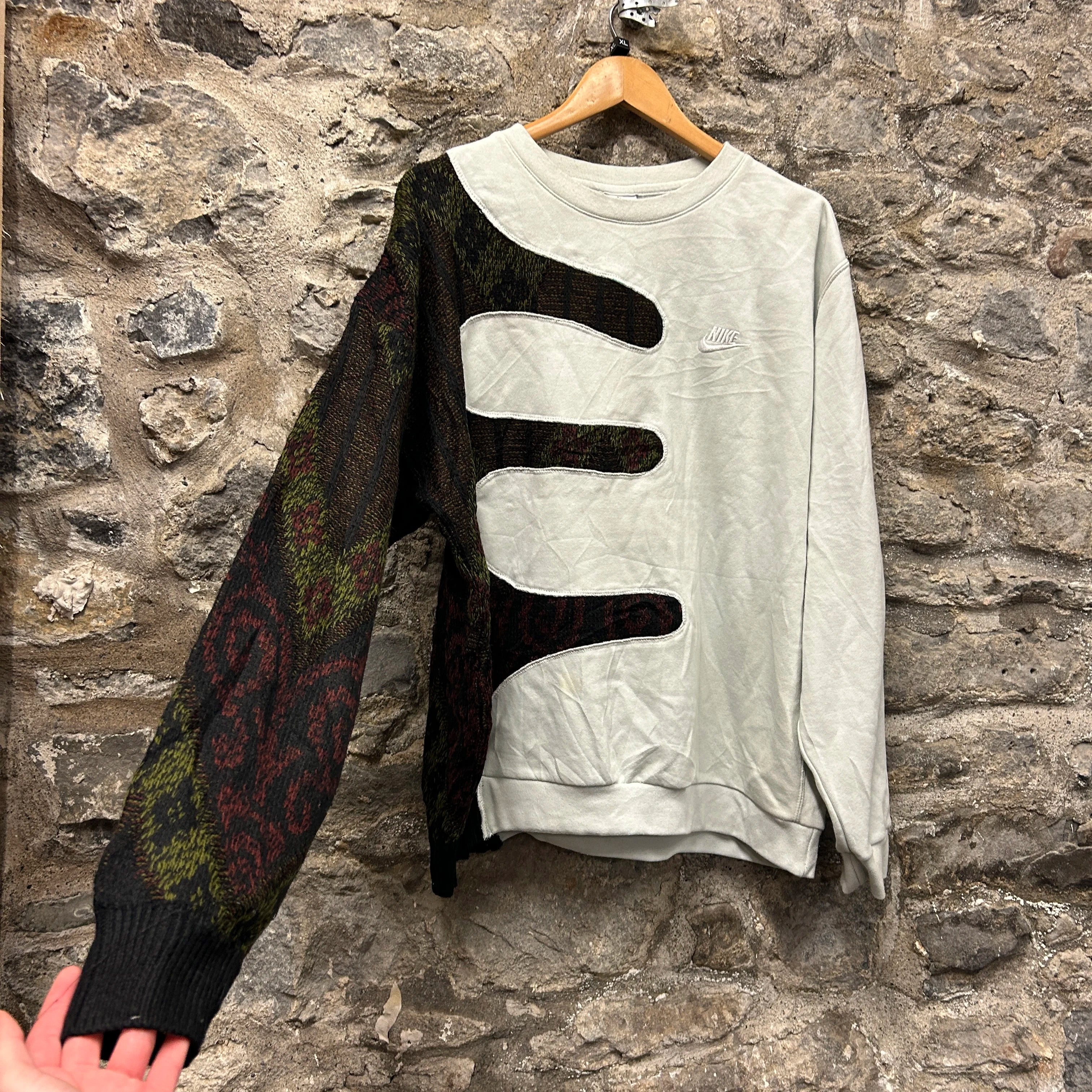 <p>Nike Patterned Rework Sweatshirt</p>