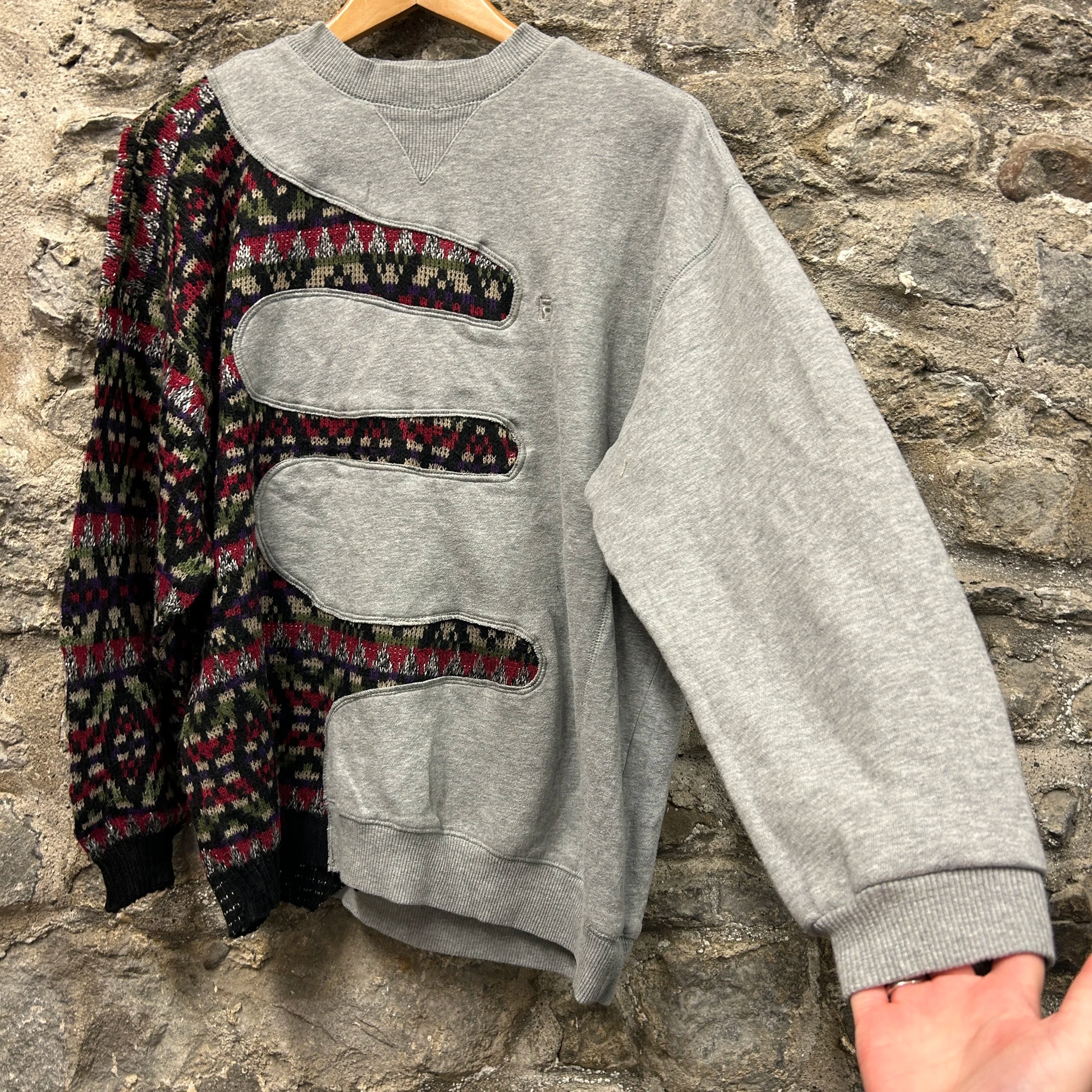 <p>Fila Patterned Rework Sweatshirt</p>