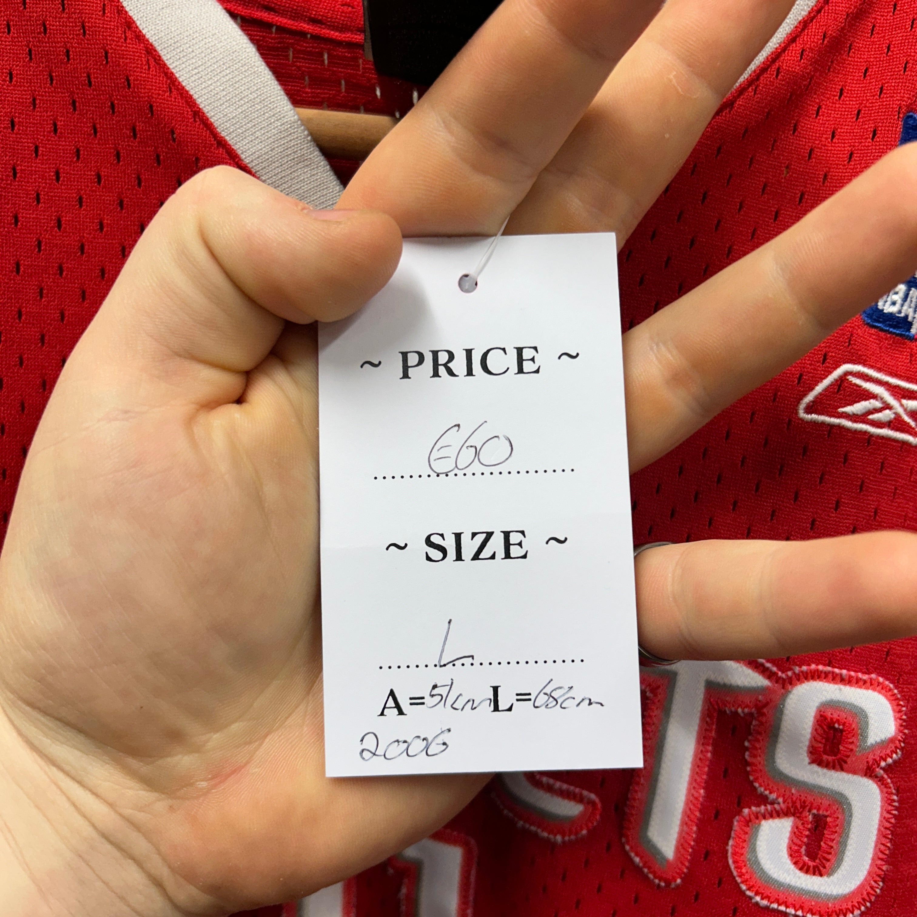 Vintage Yao Ming 2006 Reebok Basketball Jersey